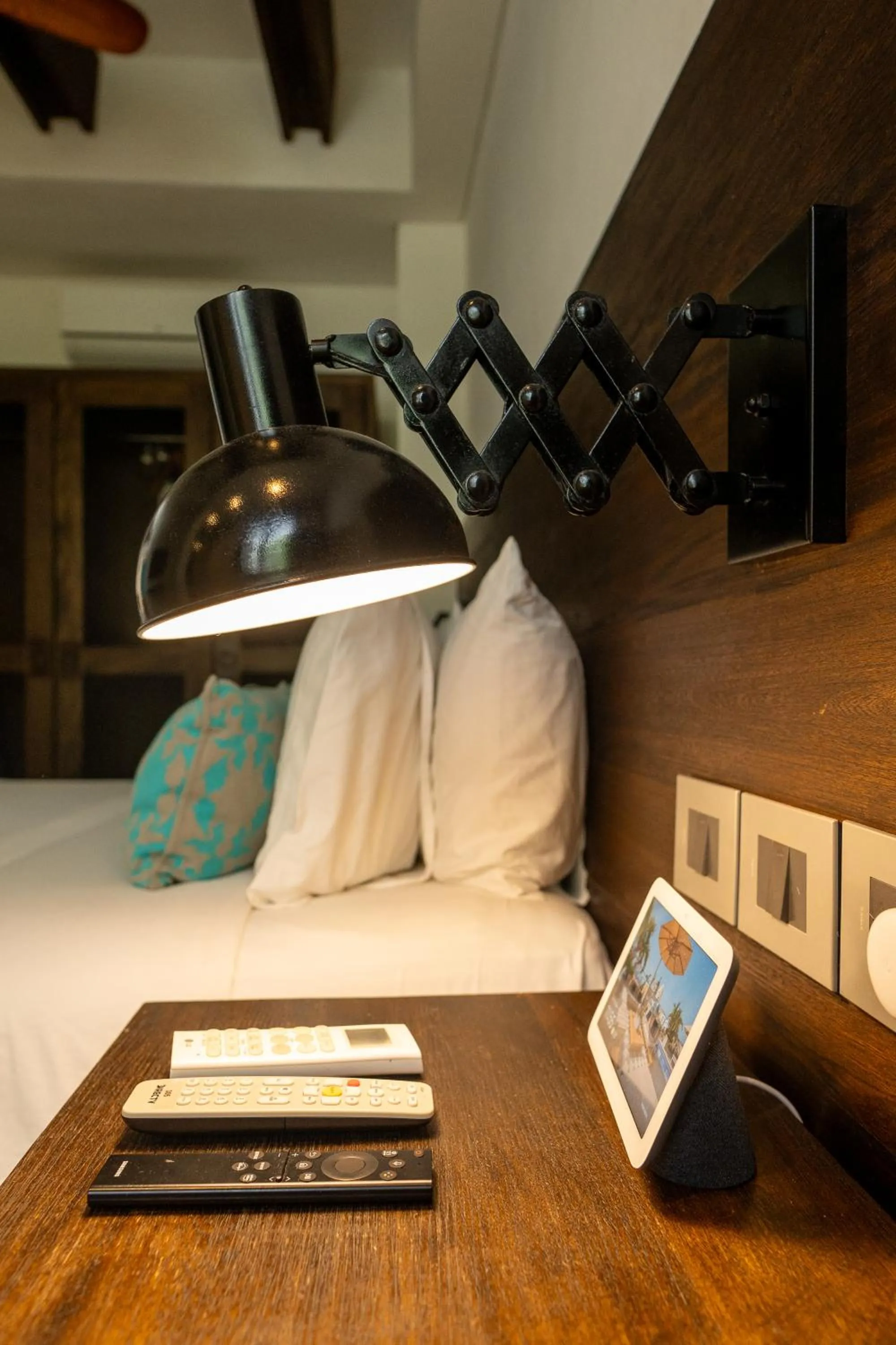 Decorative detail, Bed in Sophia Hotel By OxoHotel