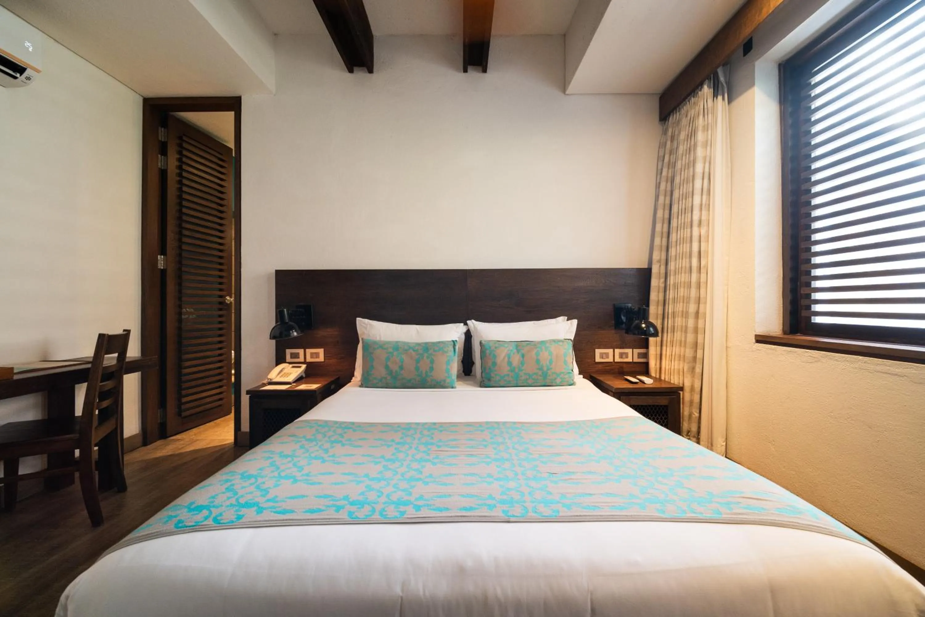 Decorative detail, Bed in Sophia Hotel By OxoHotel