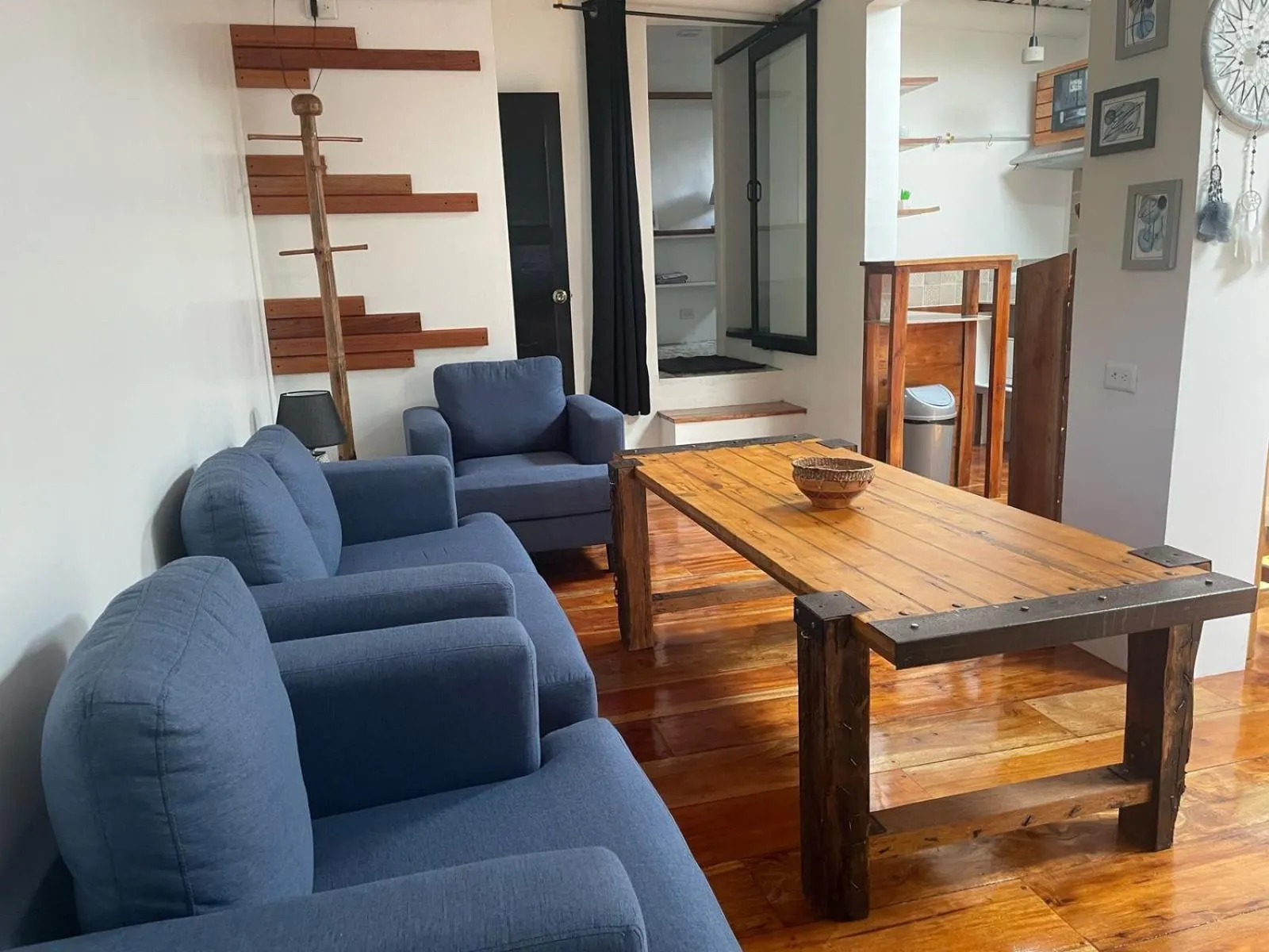 Seating area in La Bicok EcoLodge