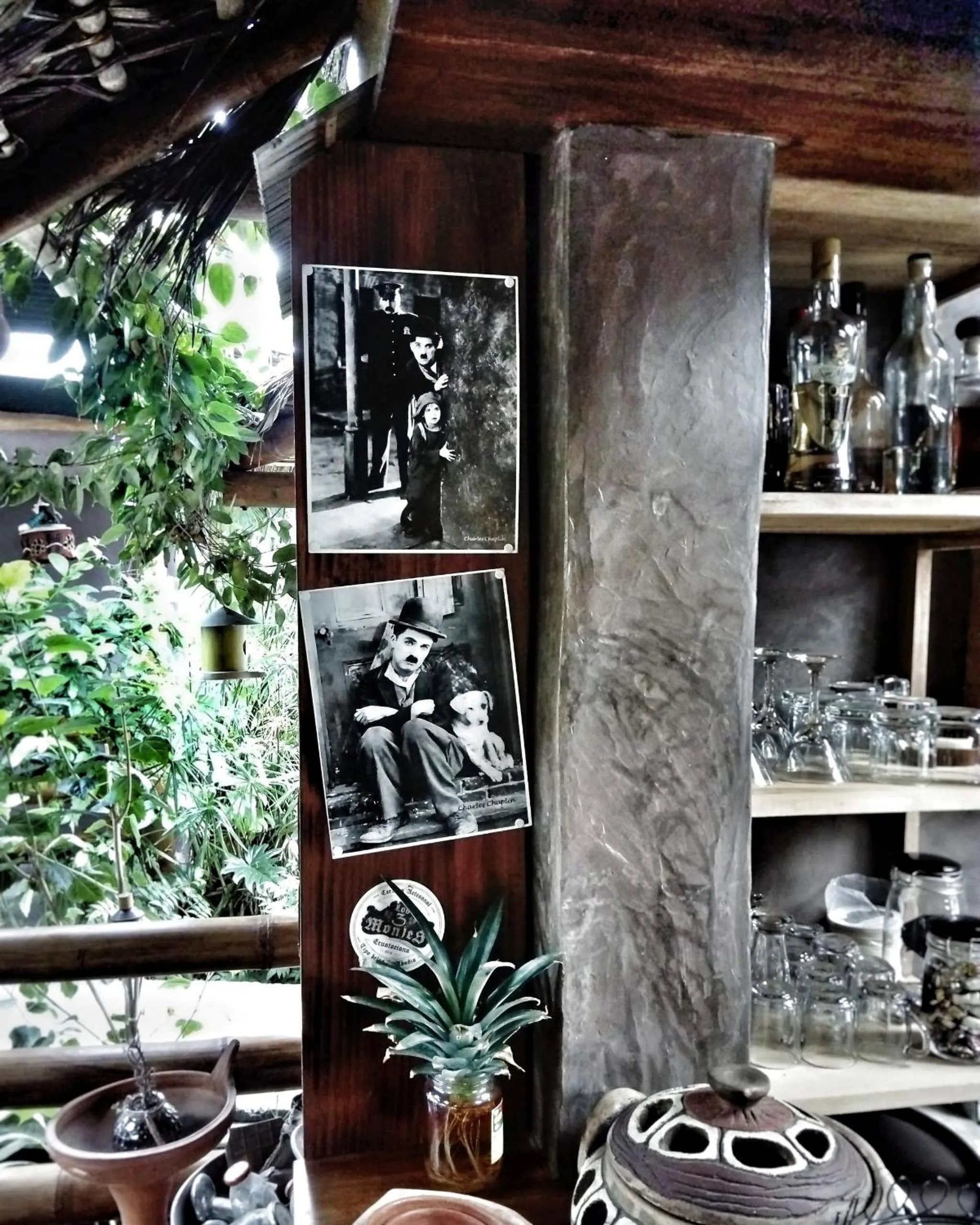 Lounge or bar in La Bicok EcoLodge