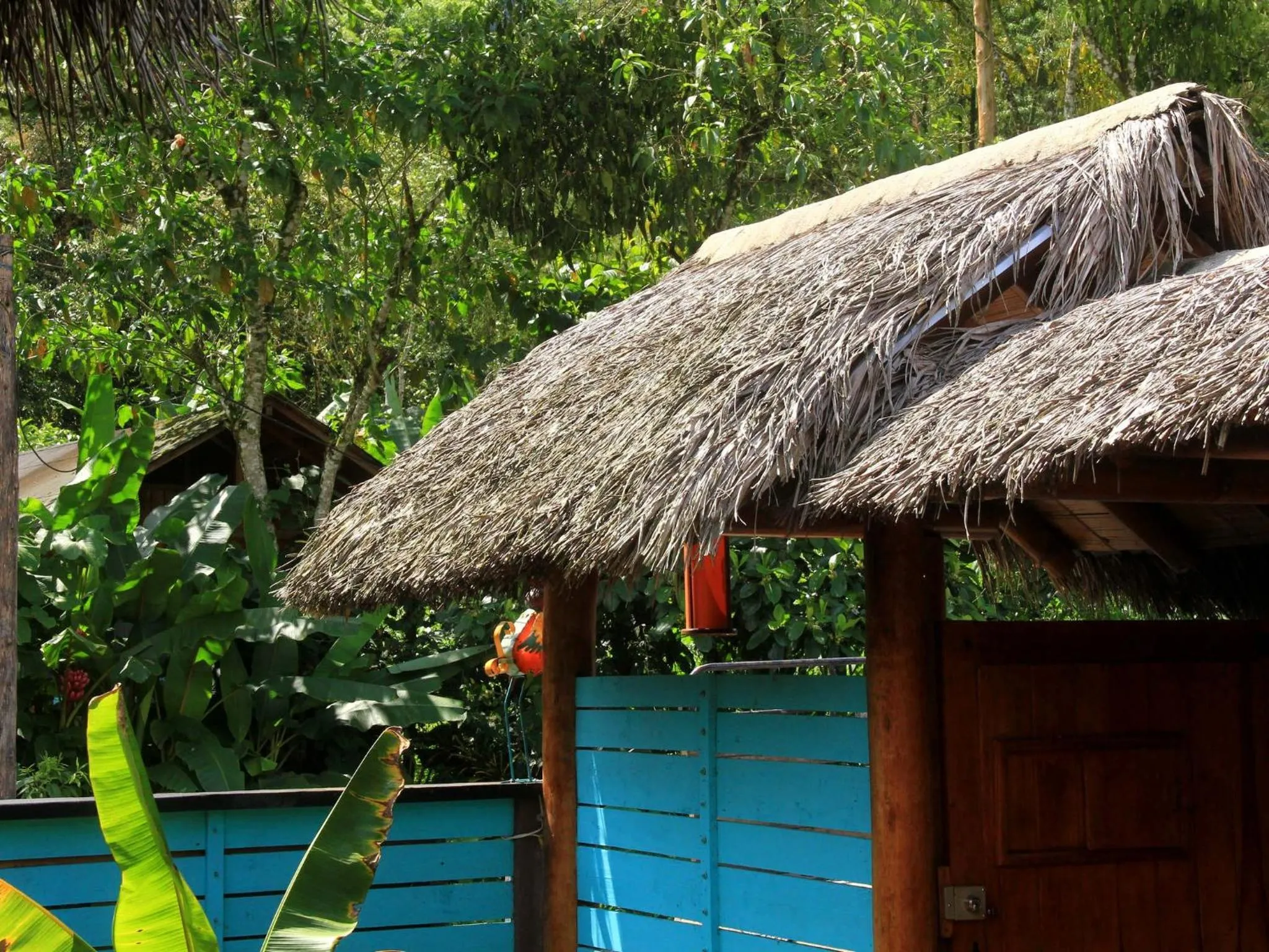 Facade/entrance in La Bicok EcoLodge