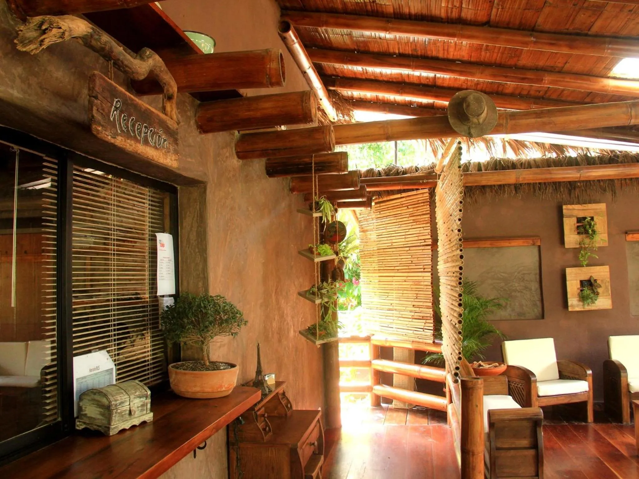 Lobby or reception in La Bicok EcoLodge