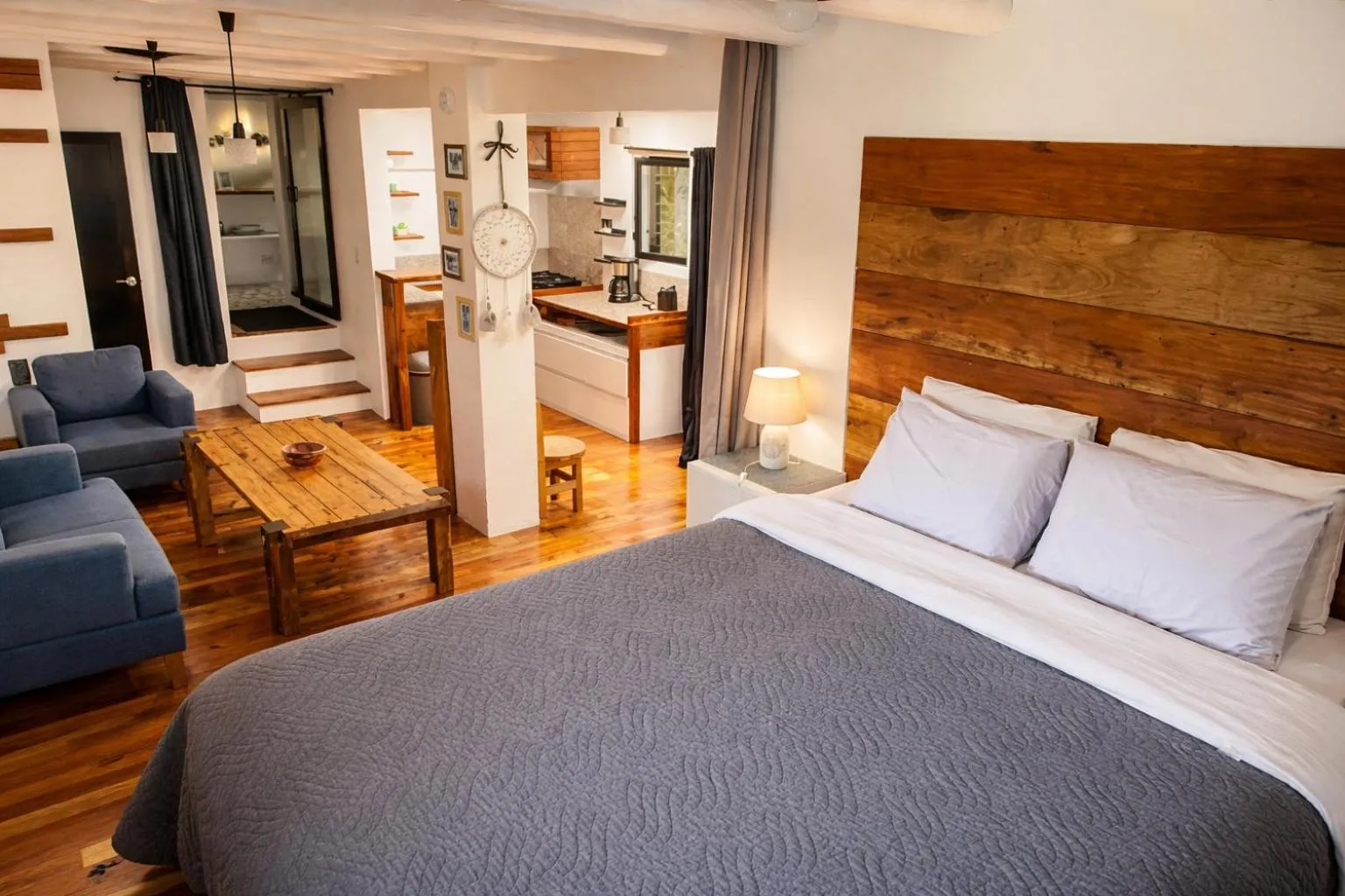 Bed in La Bicok EcoLodge