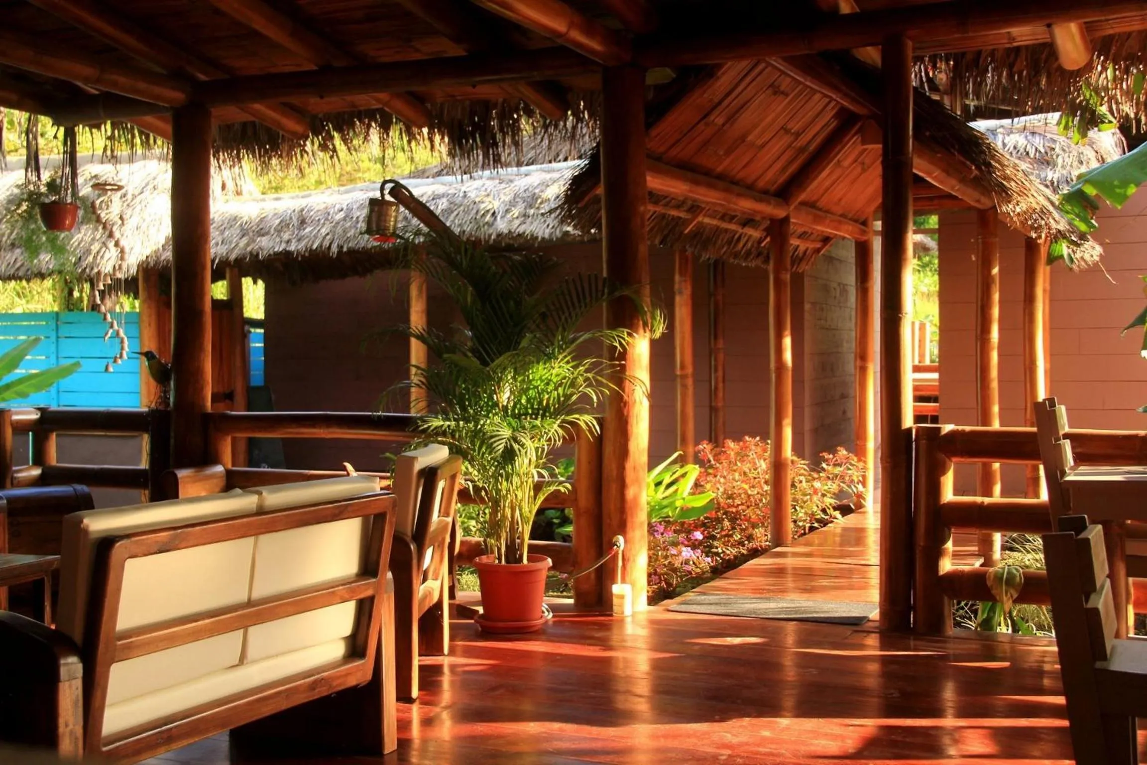 Lobby or reception in La Bicok EcoLodge
