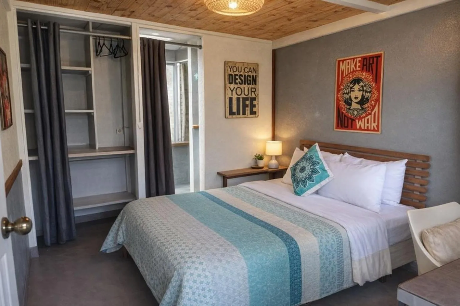 Bed in La Bicok EcoLodge