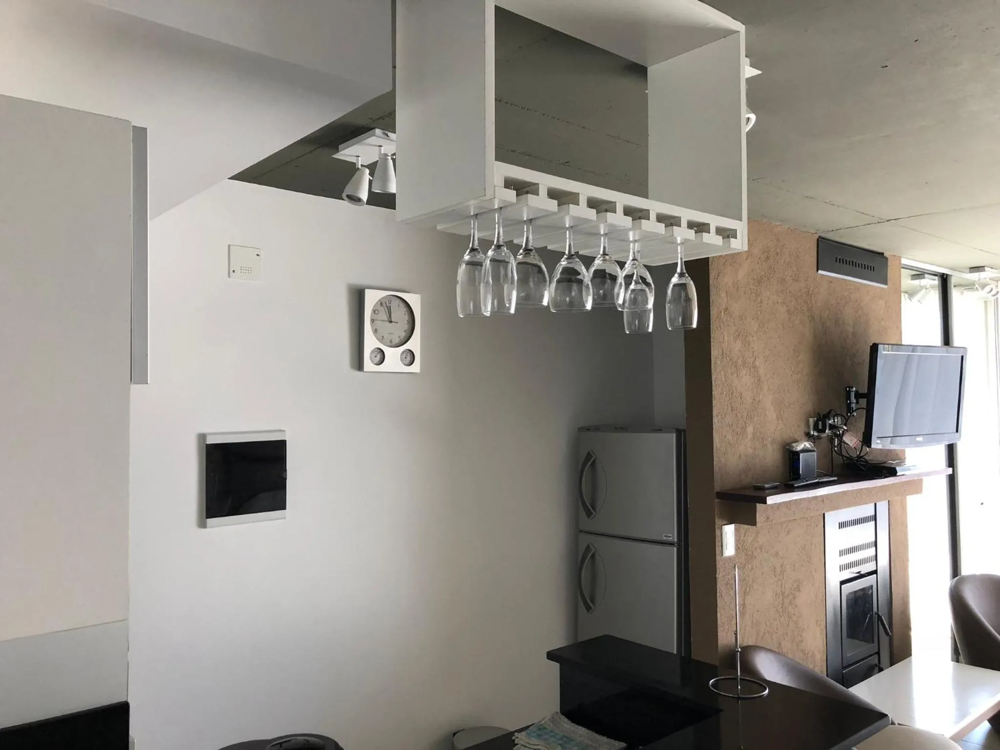 Kitchen or kitchenette in Linda Bay spa playa Unidad 603 Mar de Las Pampas