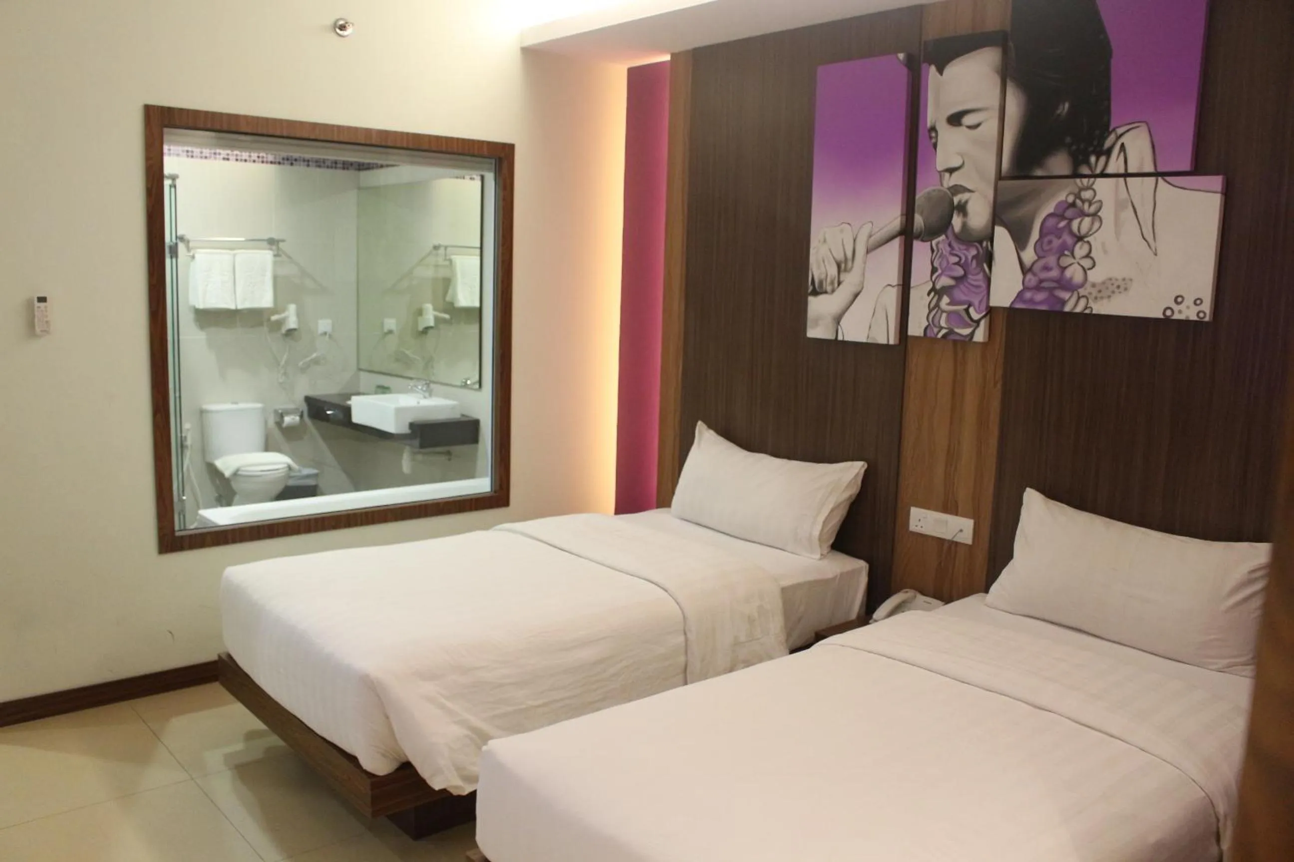 Bed in OS Style Hotel Batu Aji Batam Powered by Archipelago