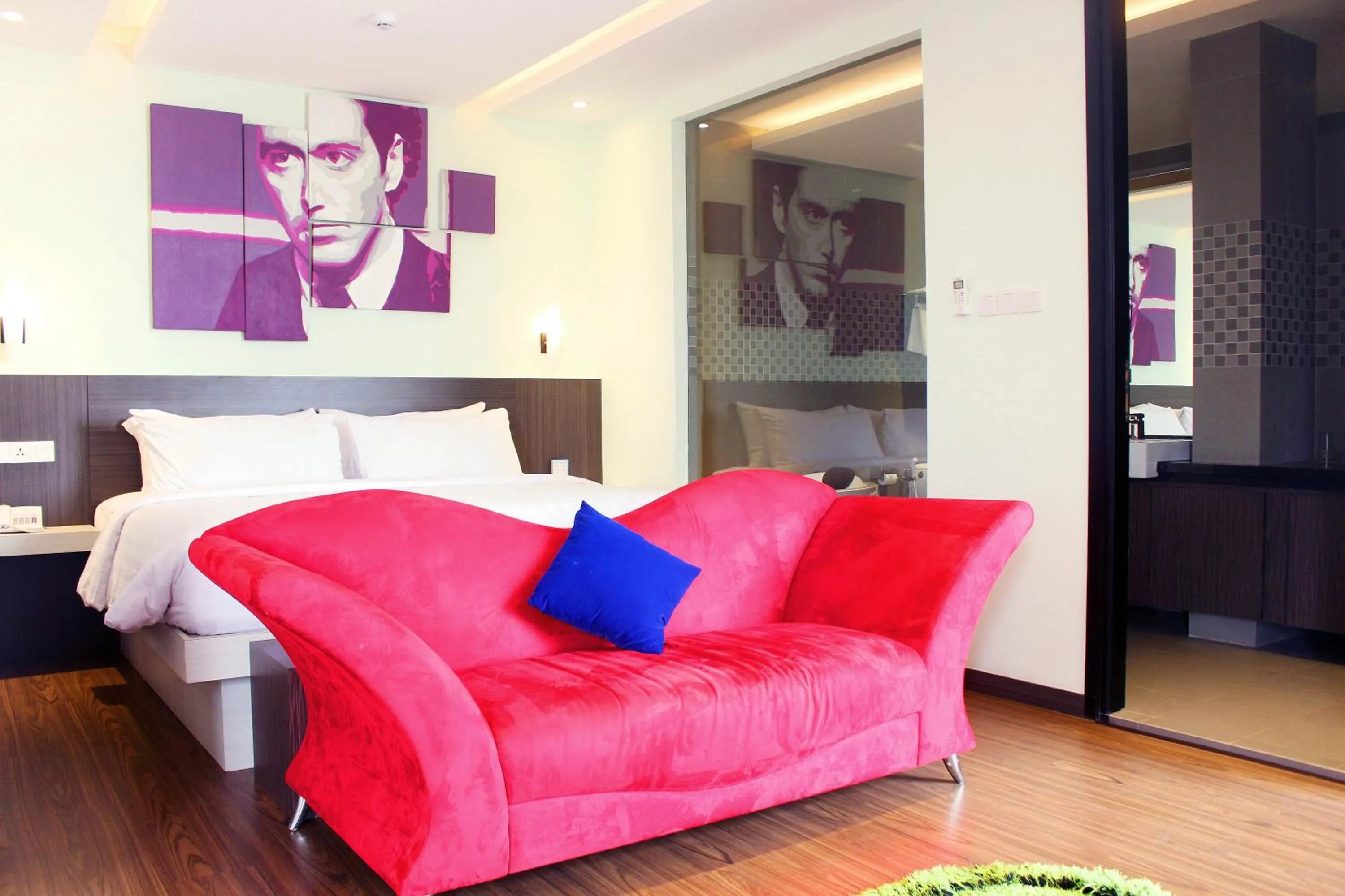 Bed in OS Style Hotel Batu Aji Batam Powered by Archipelago