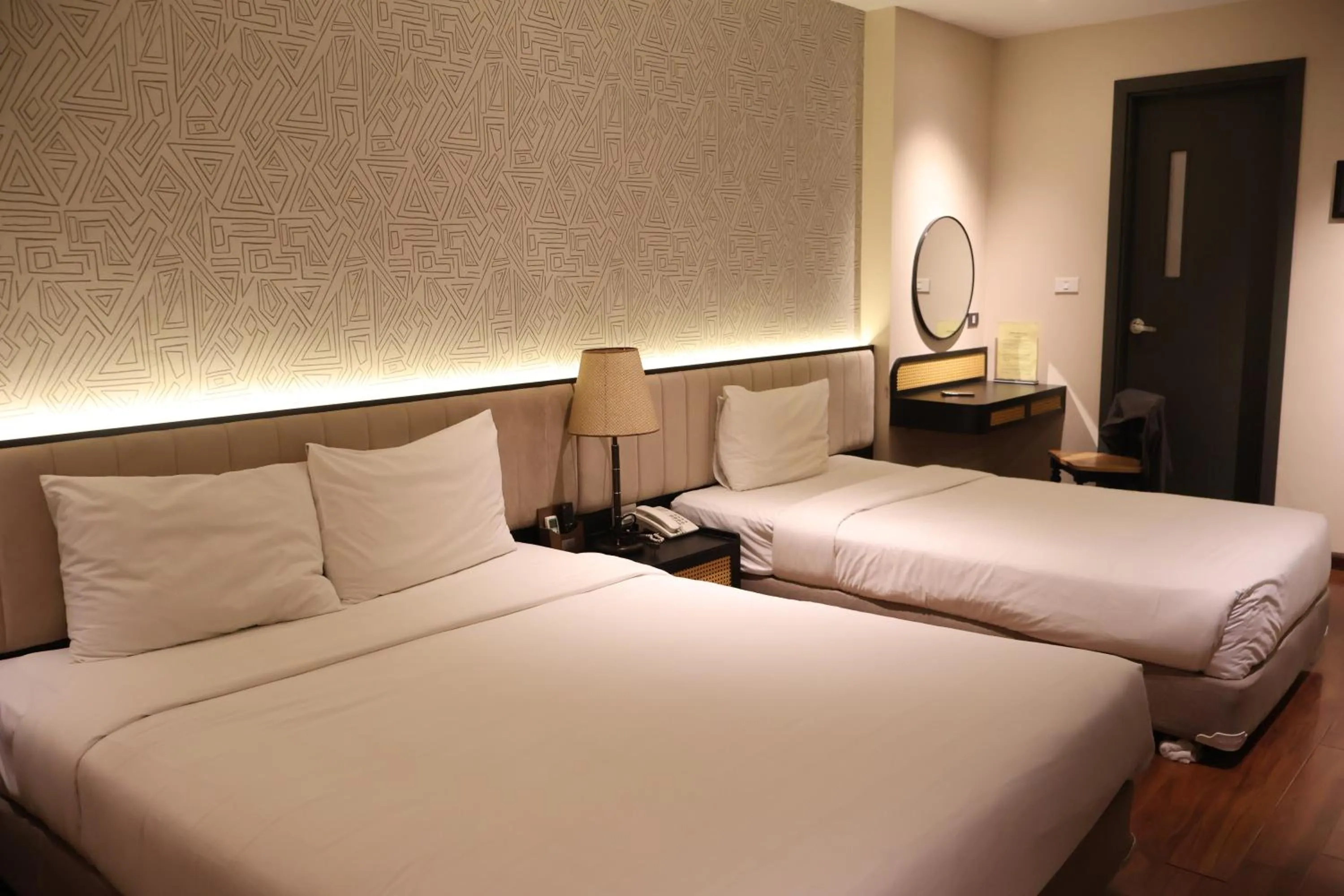 Bed in Canary Ha Noi Hotel