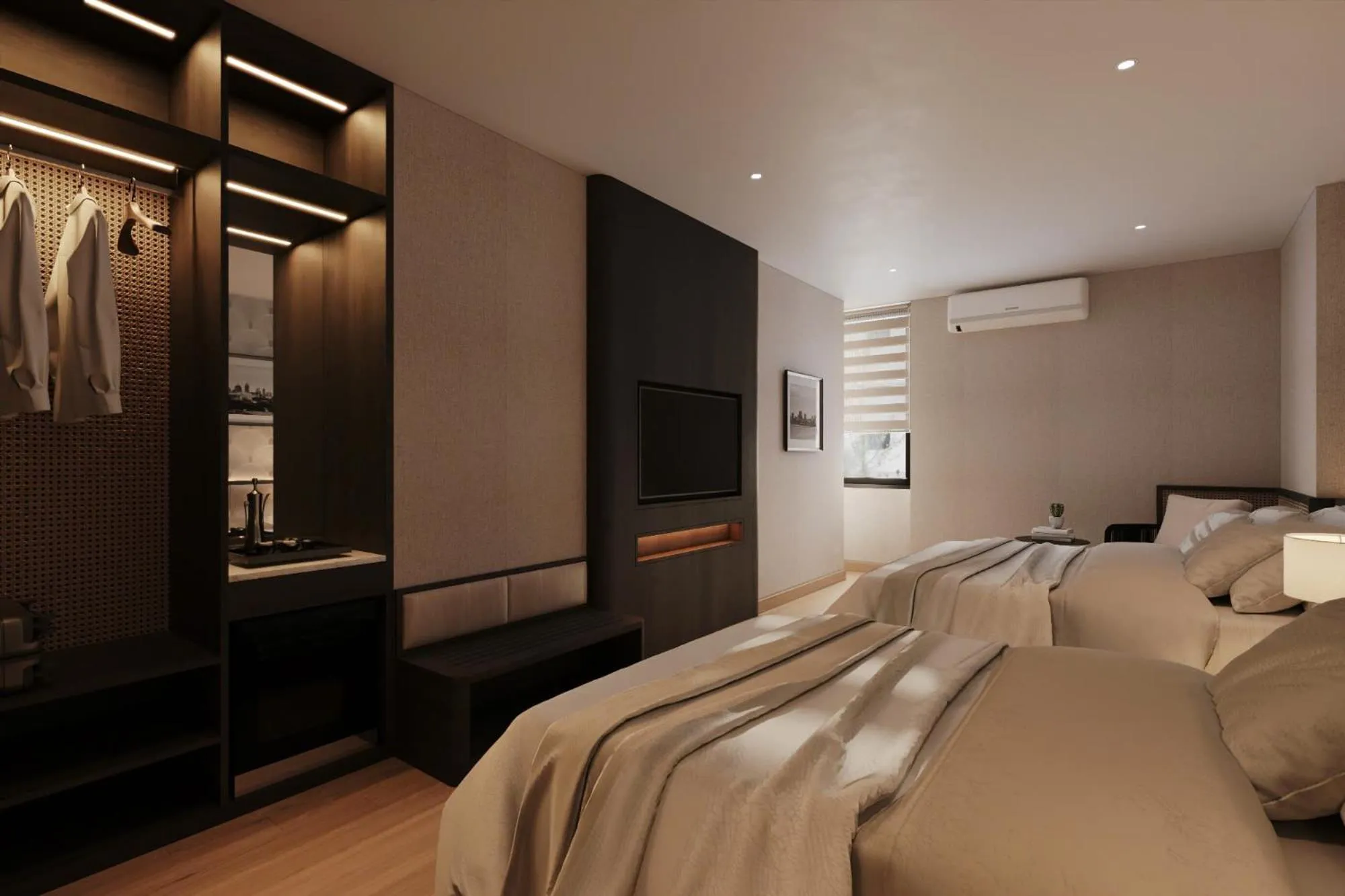 Bed in Canary Ha Noi Hotel