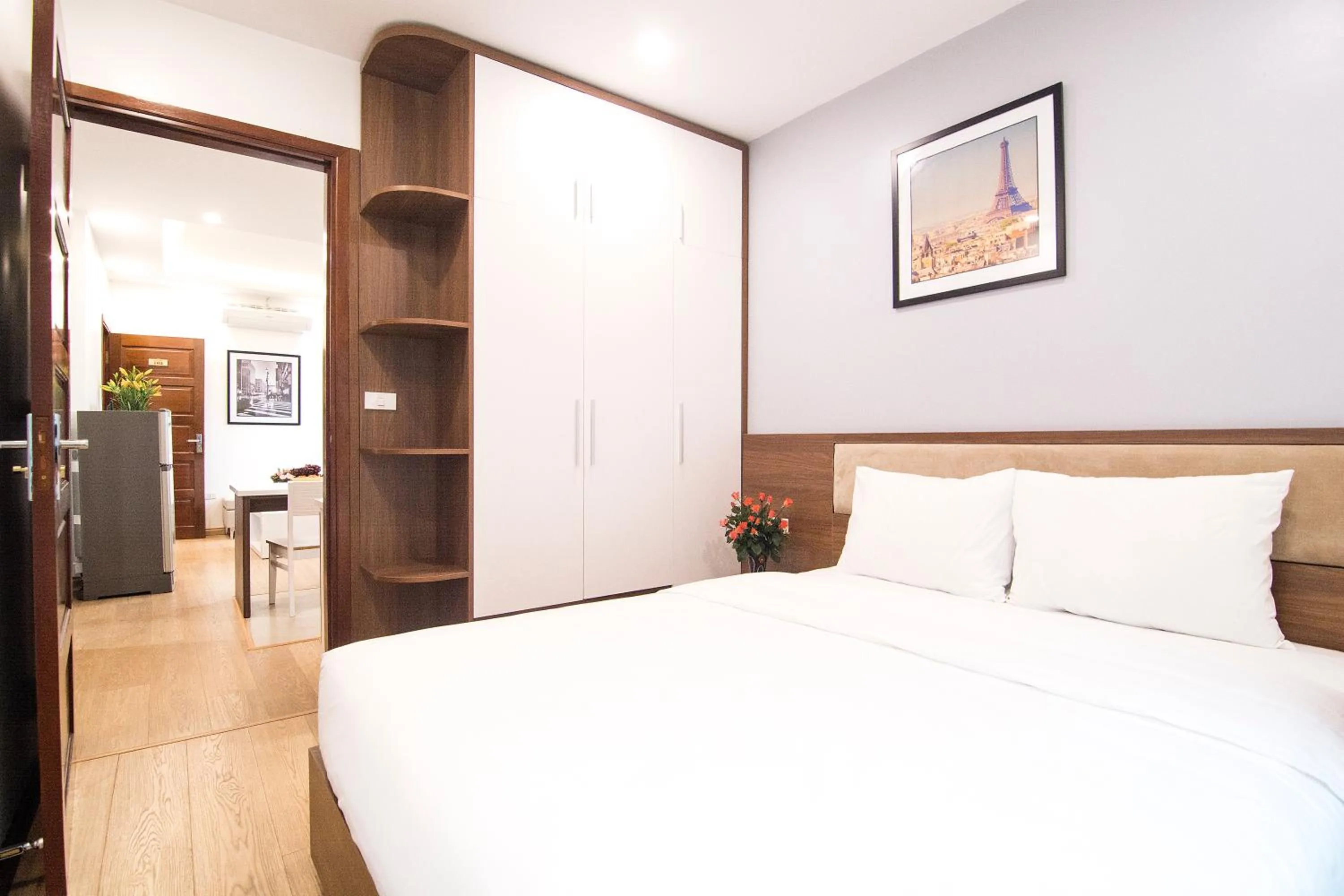 Bed in Canary Ha Noi Hotel