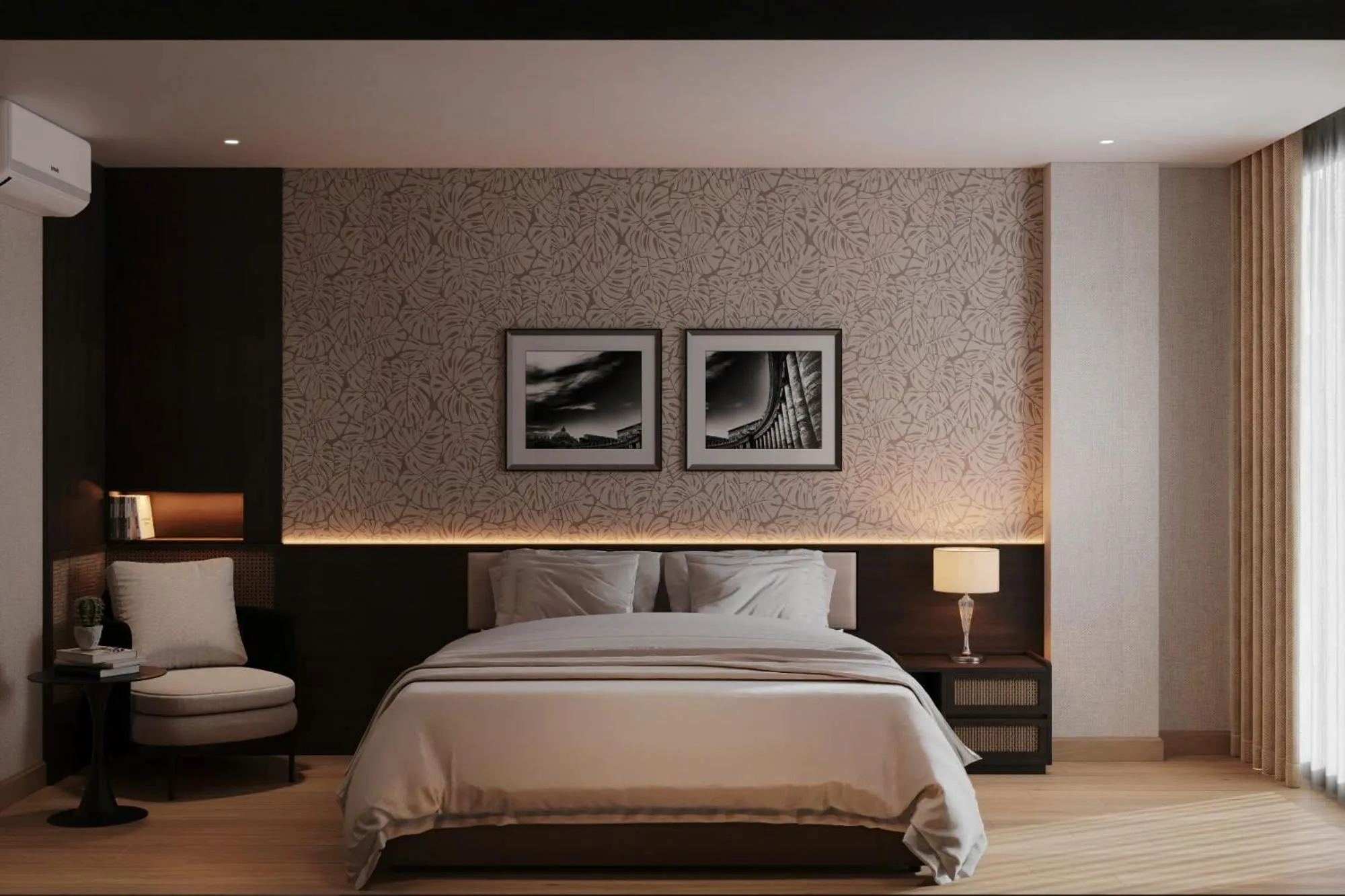 Bed in Canary Ha Noi Hotel