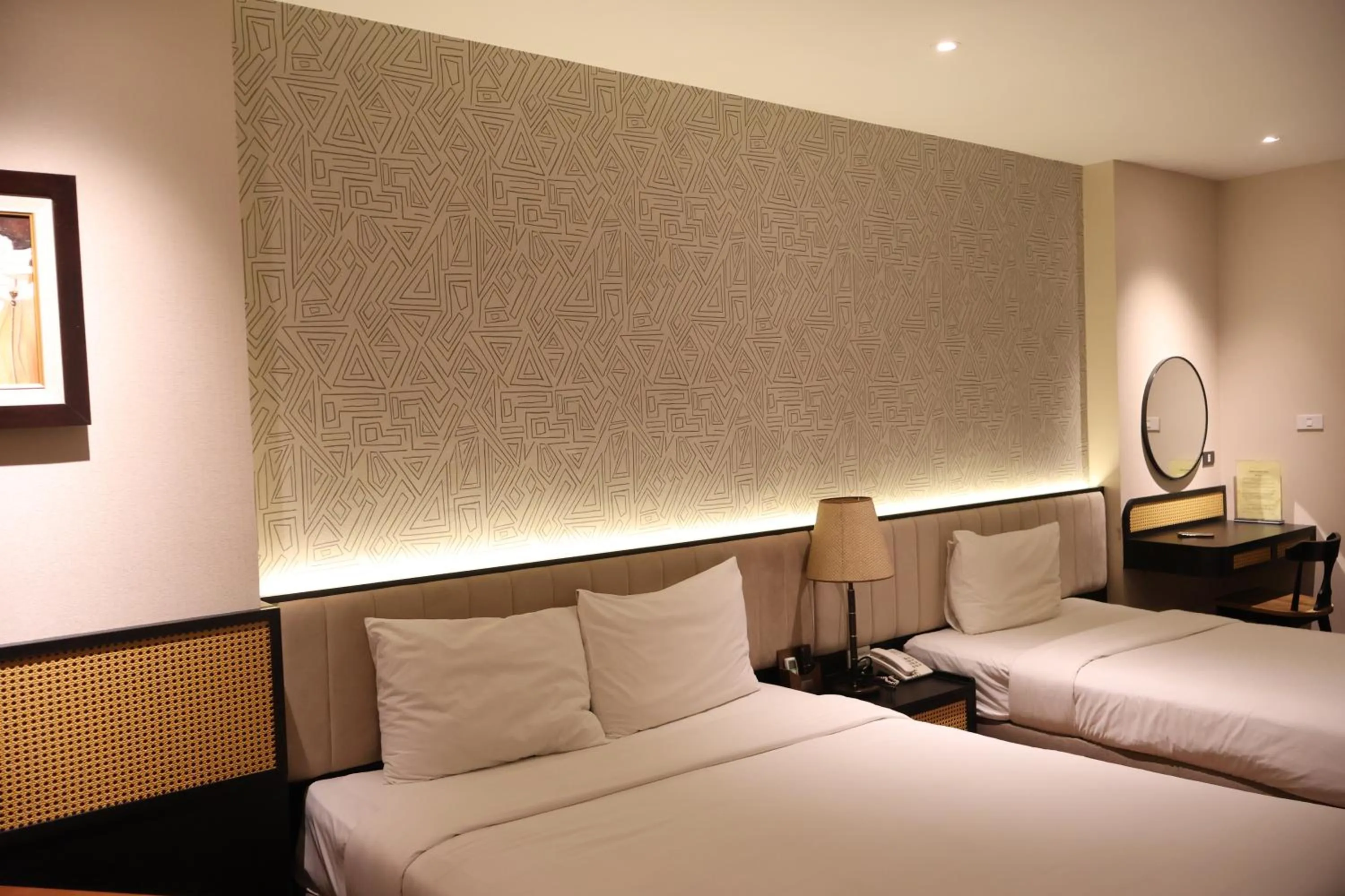 Bed in Canary Ha Noi Hotel