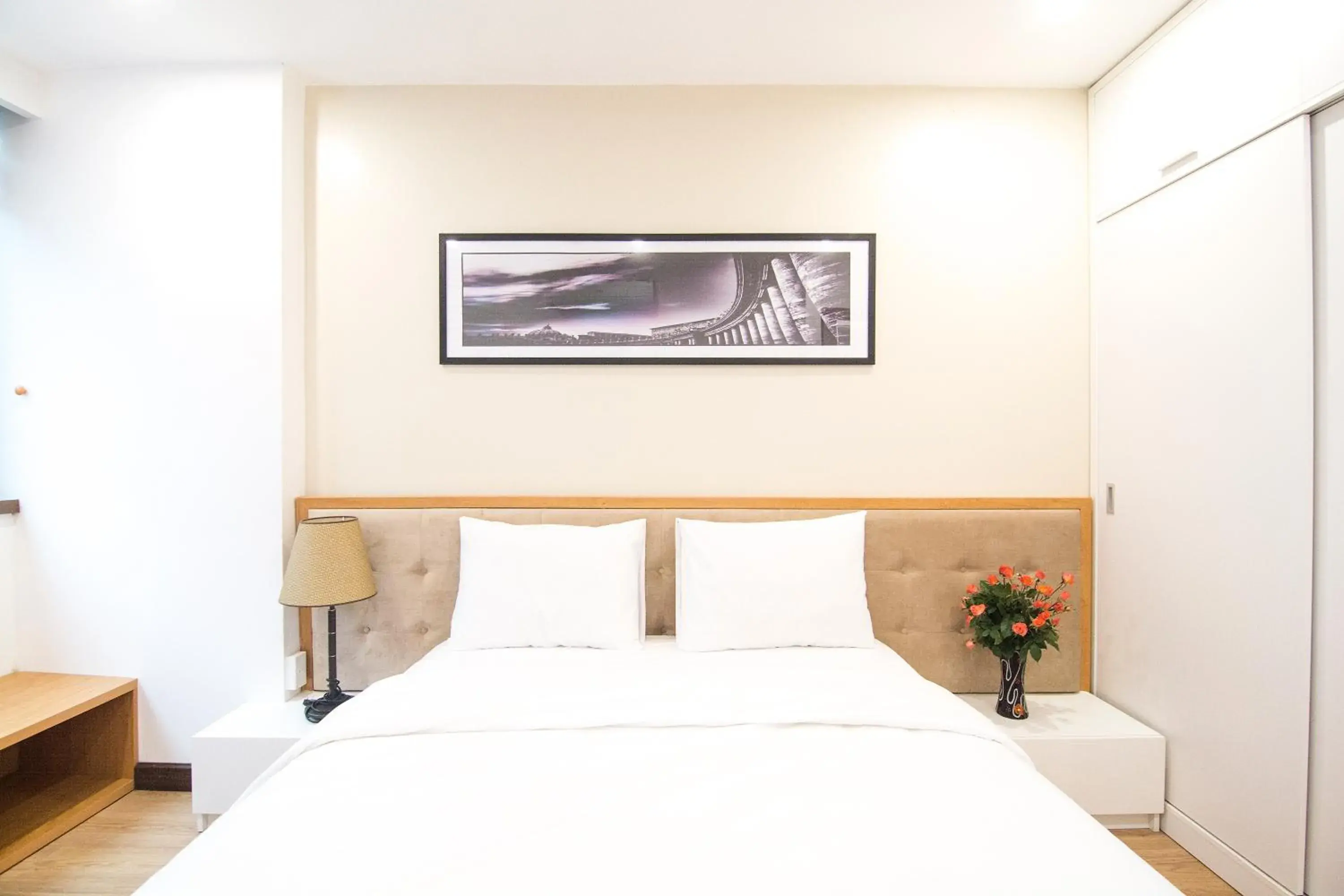 Bed in Canary Ha Noi Hotel Bed in Canary Ha Noi Hotel