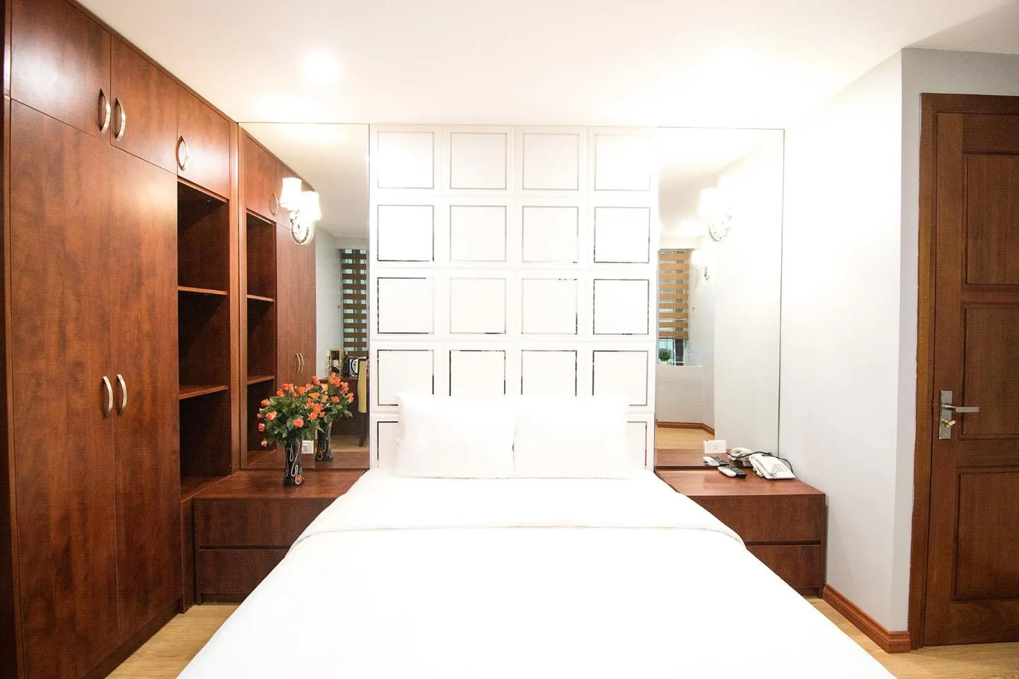 Bed in Canary Ha Noi Hotel