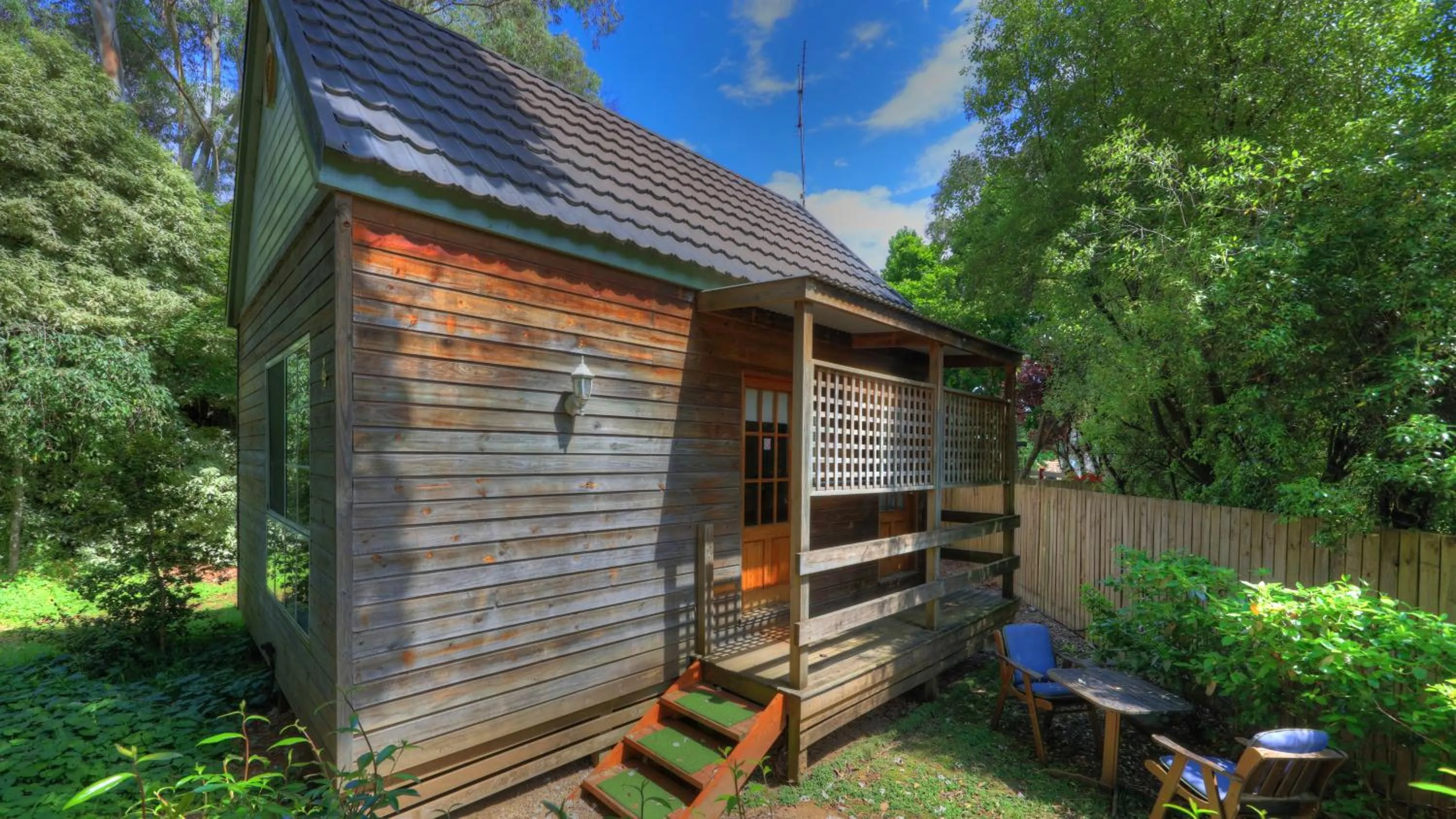 Patio in Chalets Lumineux