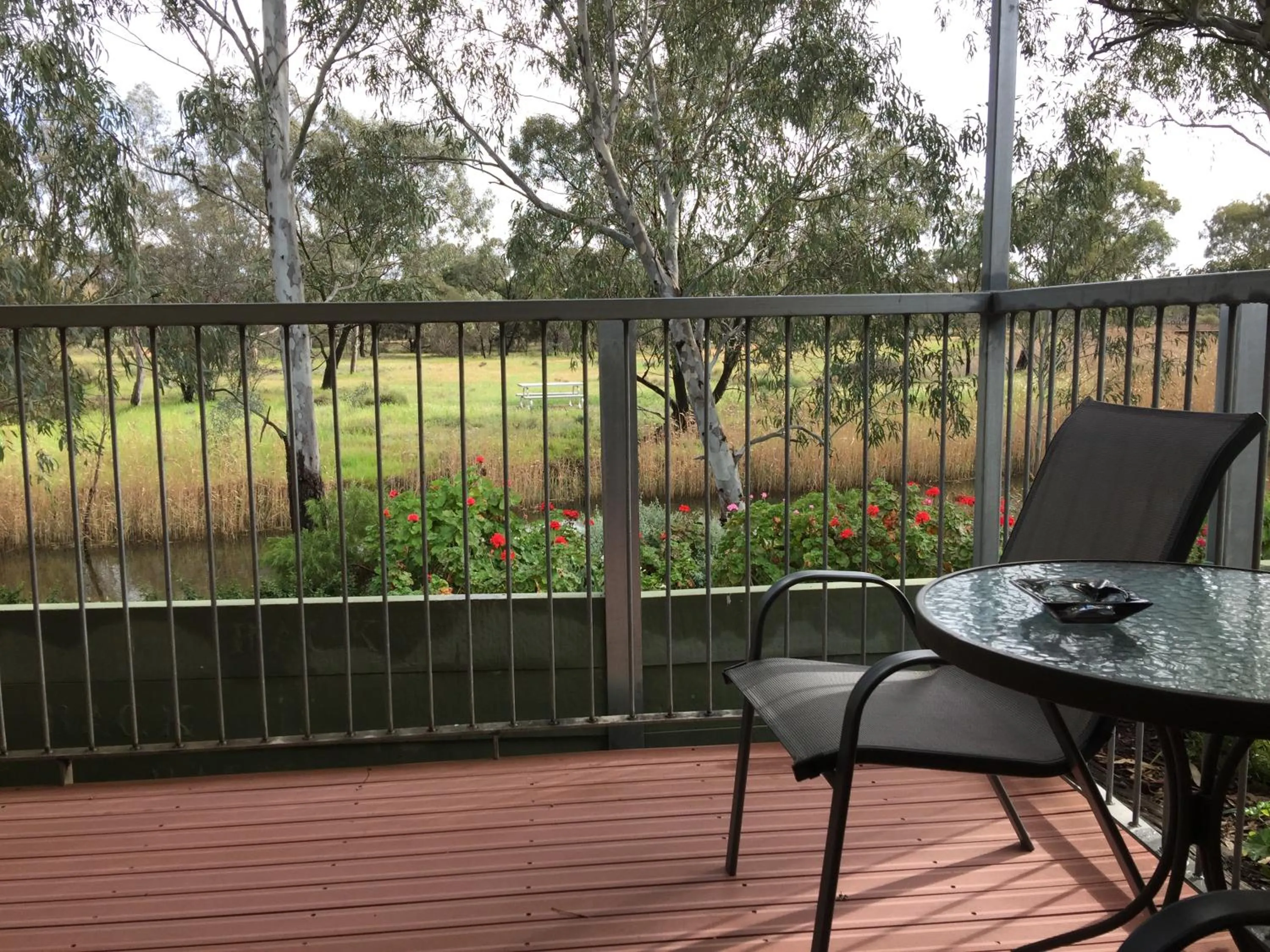Balcony/Terrace in Donald Riverside Motel