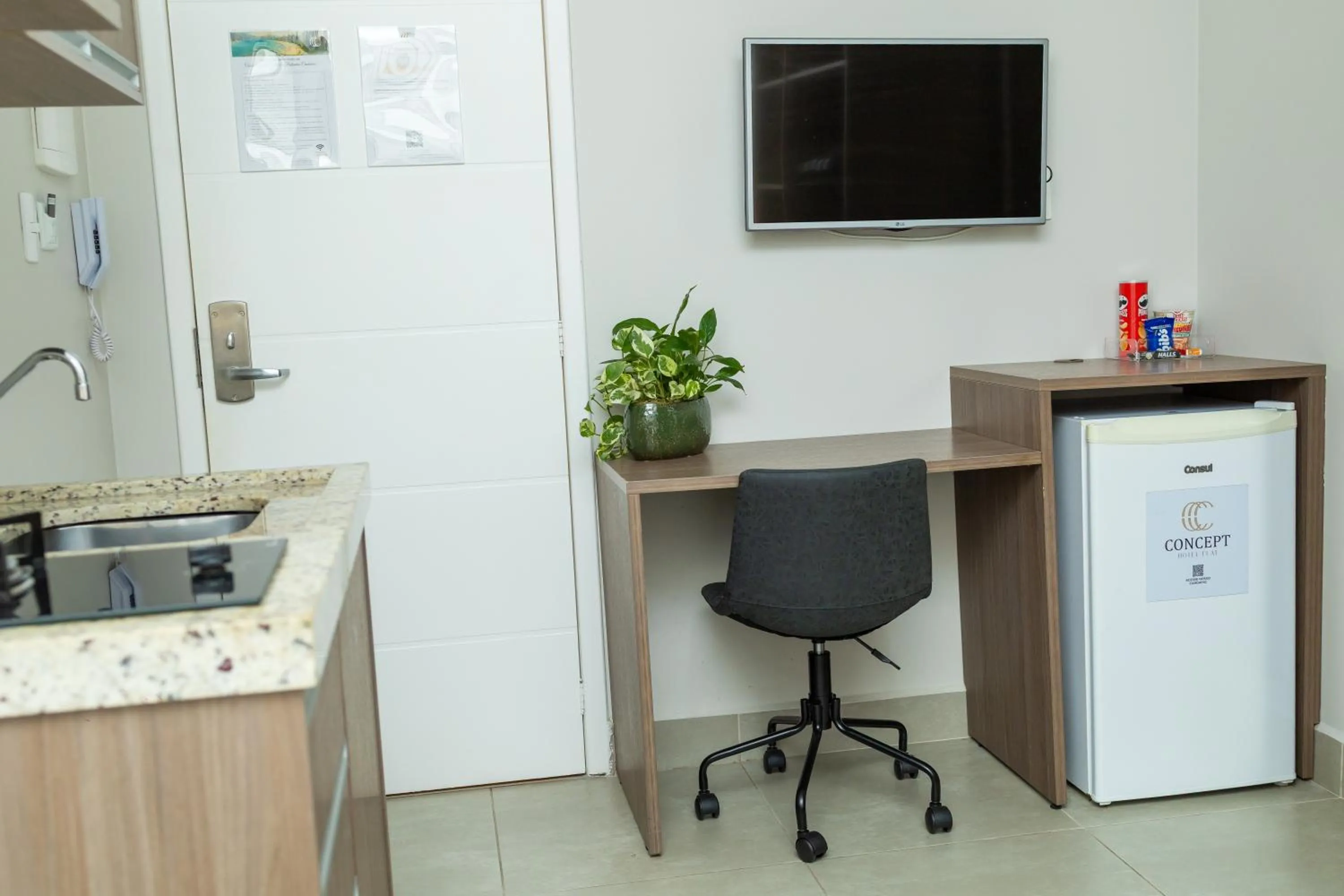 Communal kitchen in Concept Hotel Flat