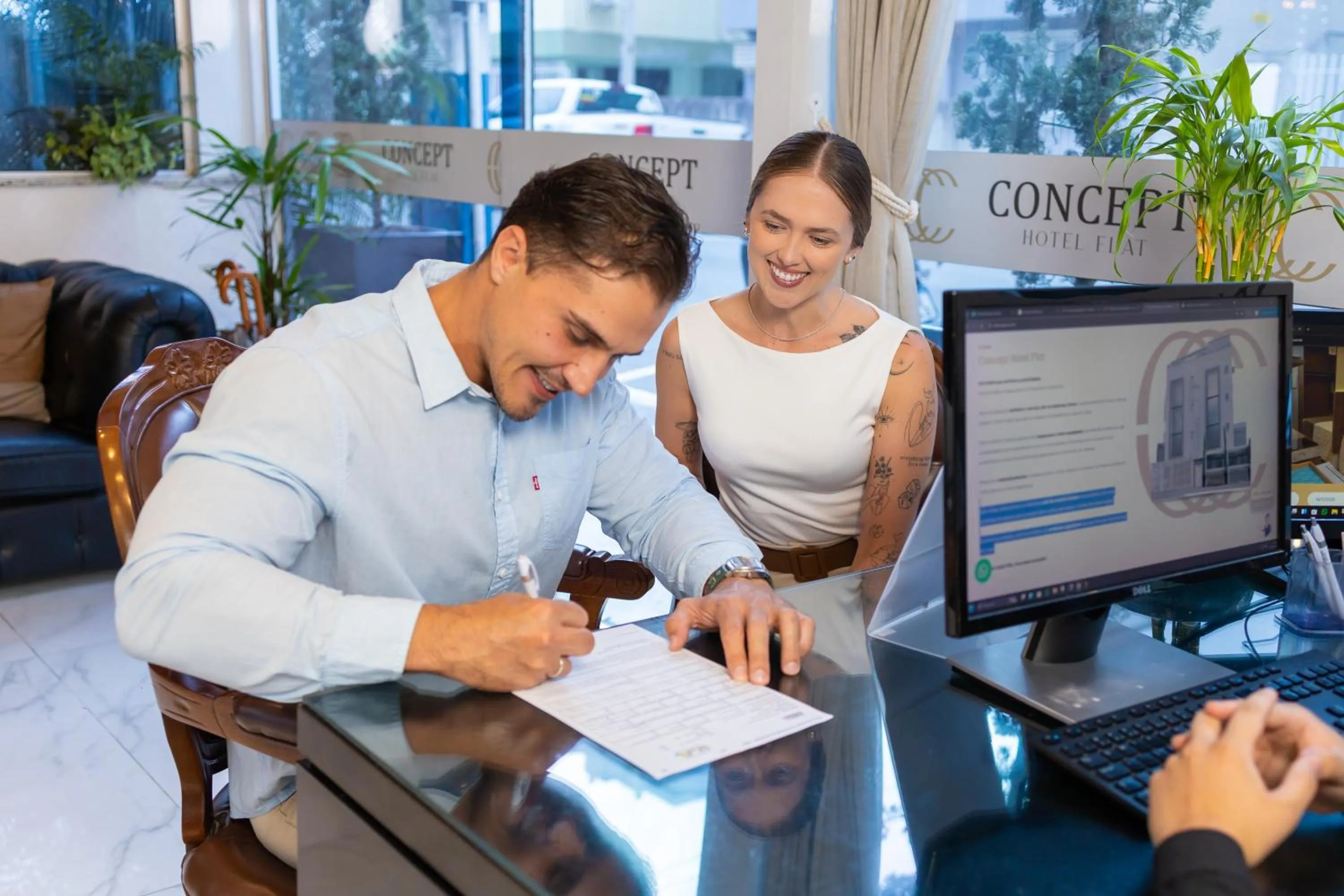 Lobby or reception in Concept Hotel Flat