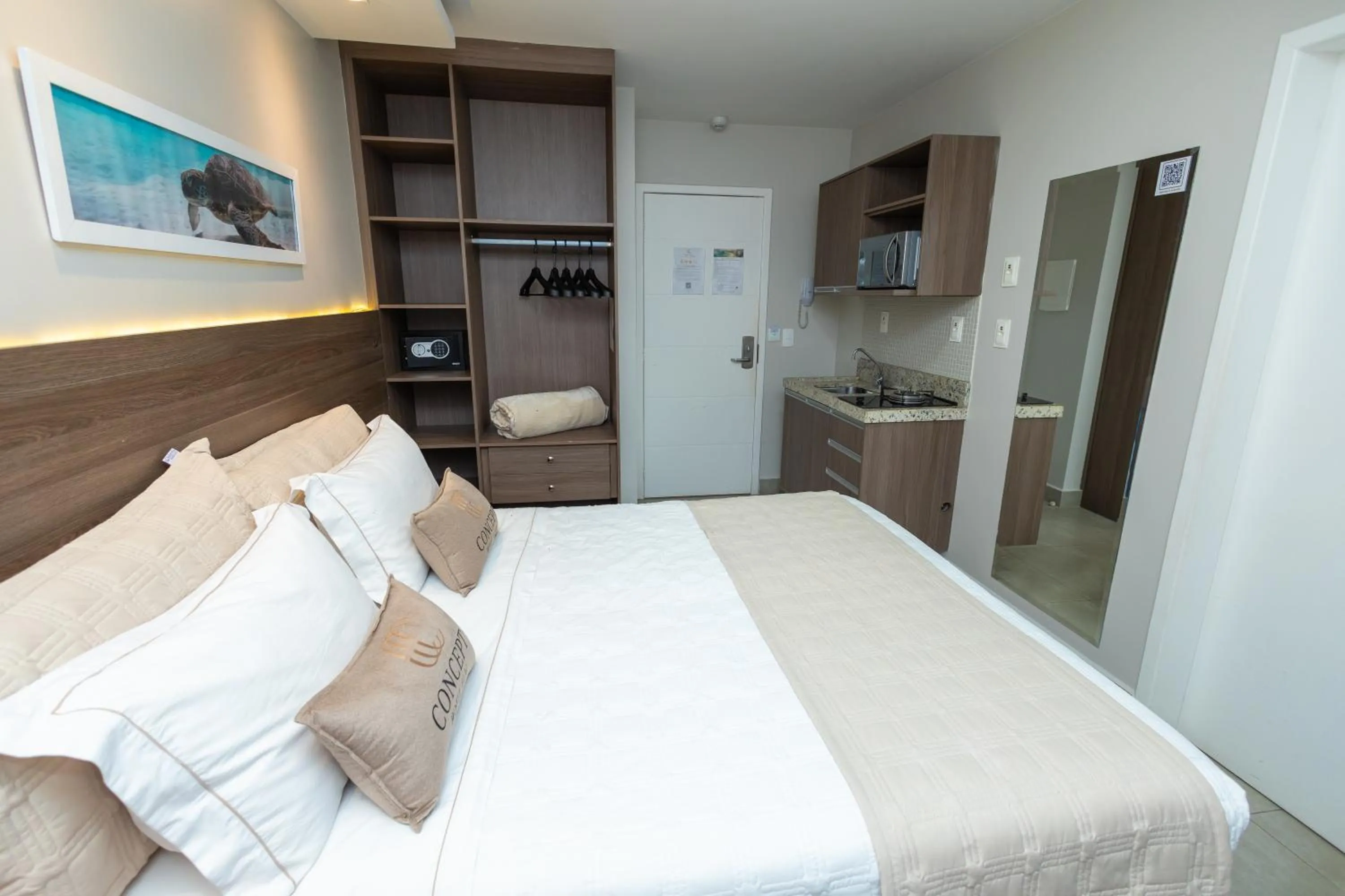 Bed in Concept Hotel Flat