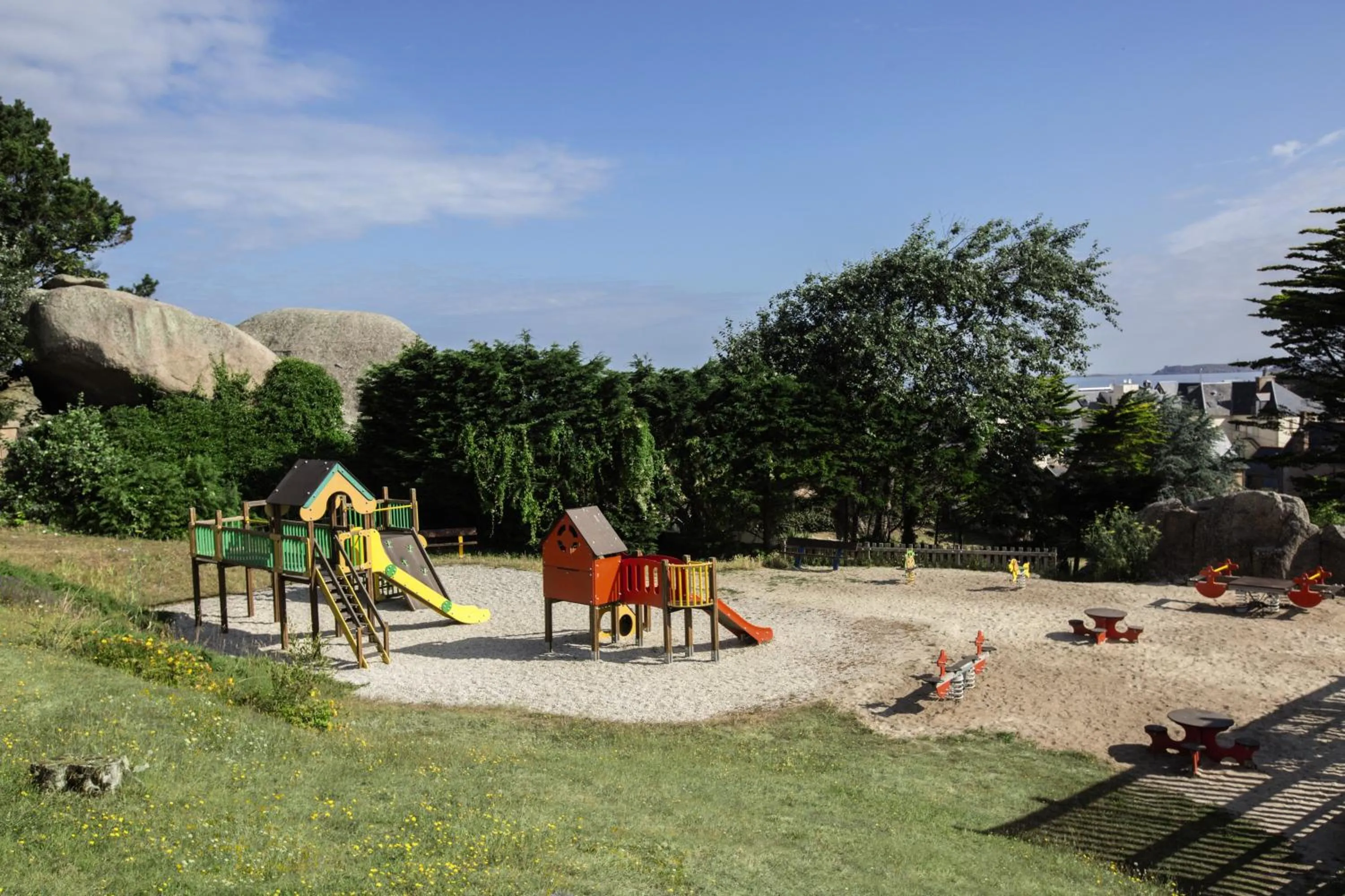 Children play ground in Belambra Clubs Trégastel - Le Castel Sainte Anne