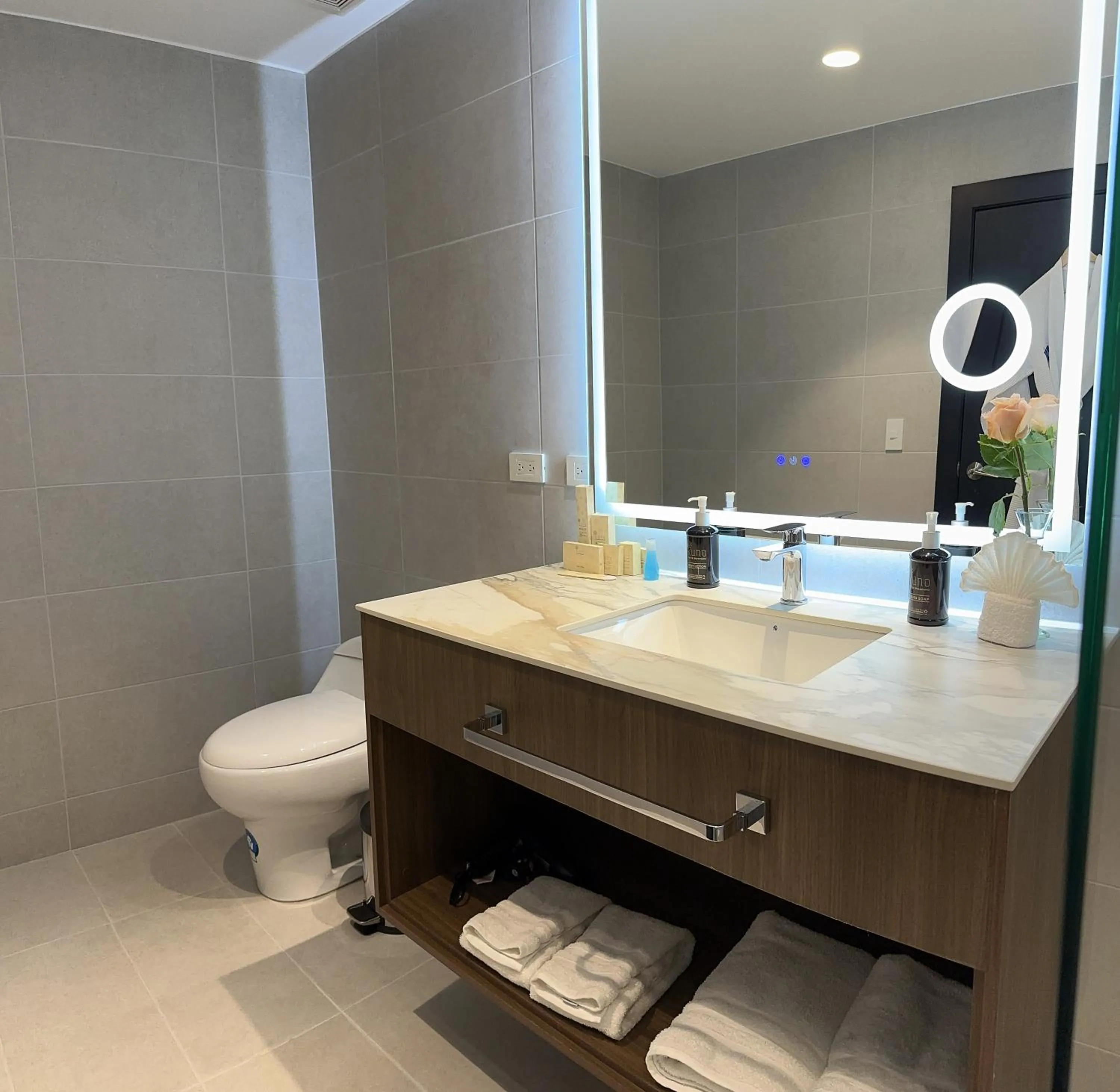 Toilet in Wyndham Quito Airport