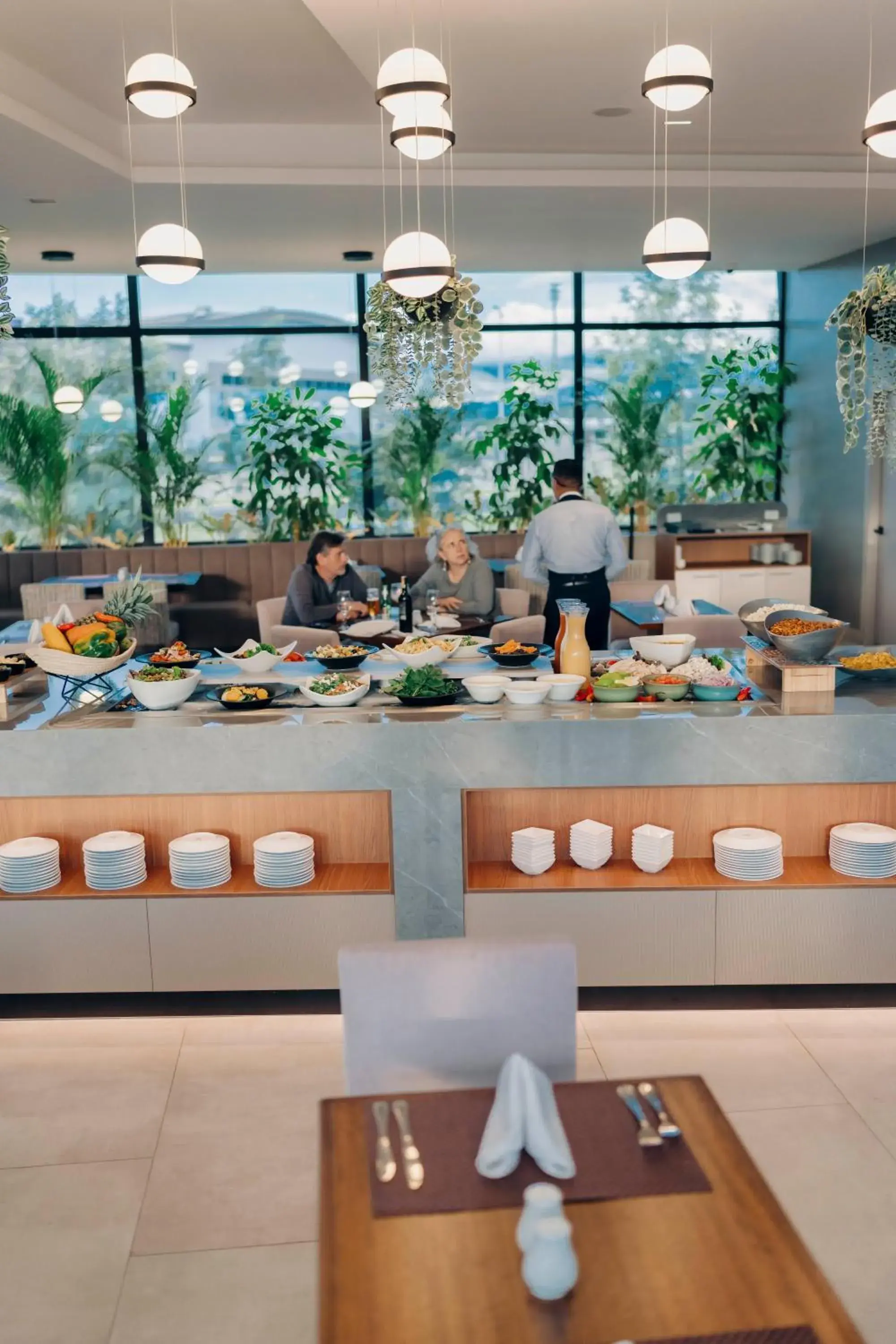 Buffet breakfast in Wyndham Quito Airport Buffet breakfast in Wyndham Quito Airport