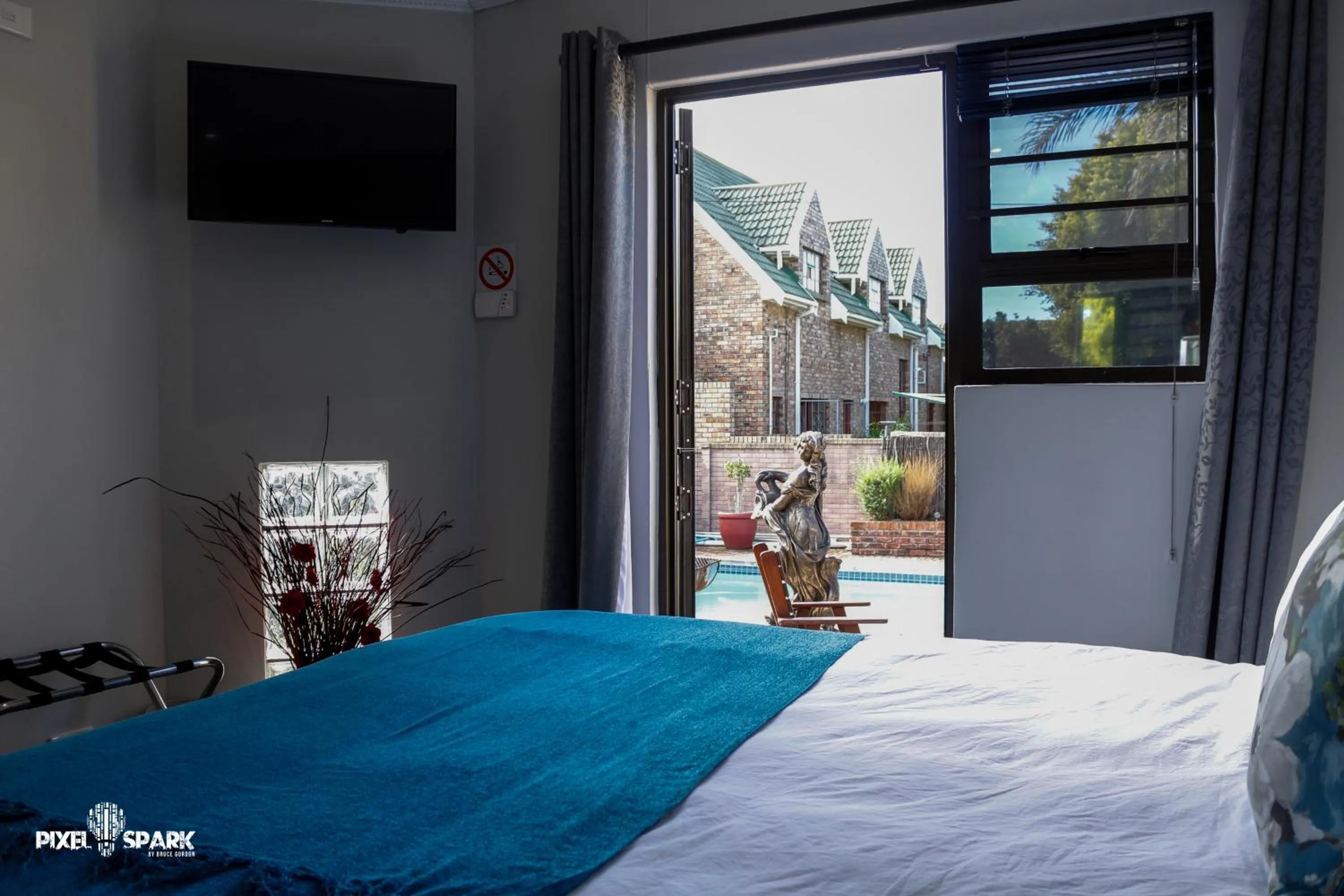 Bed in Tyday Accommodation