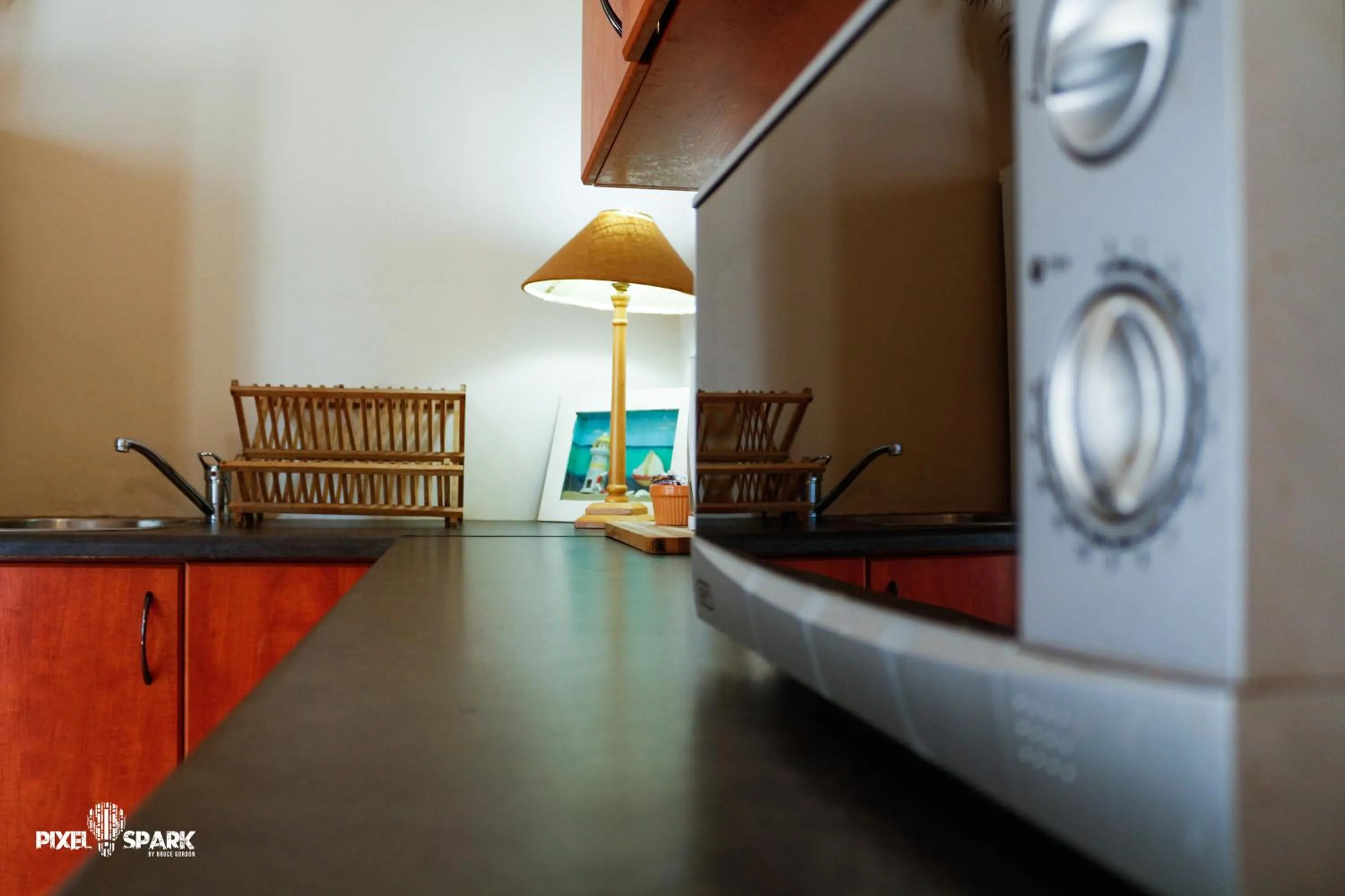 Kitchen or kitchenette in Tyday Accommodation