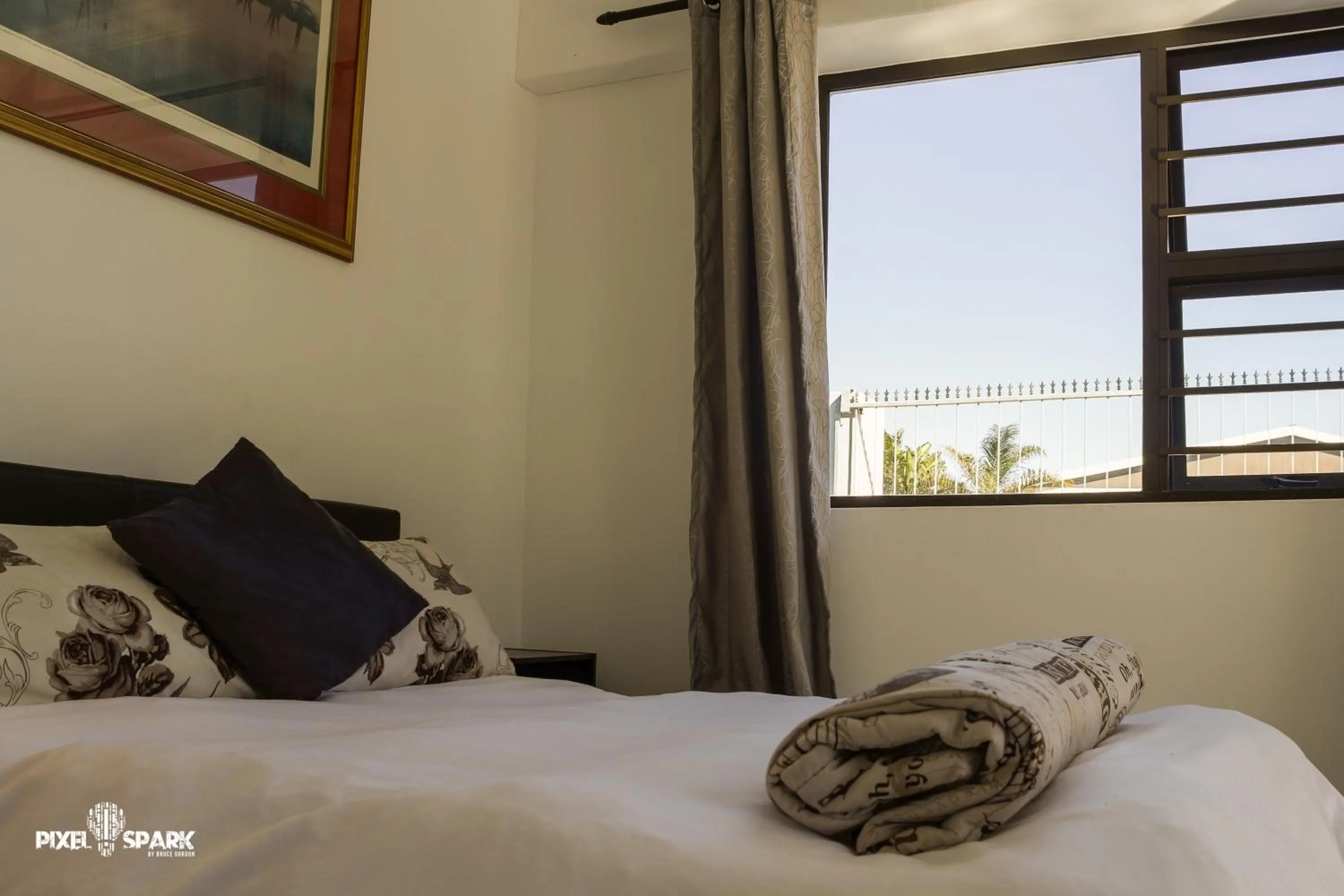 Bed in Tyday Accommodation
