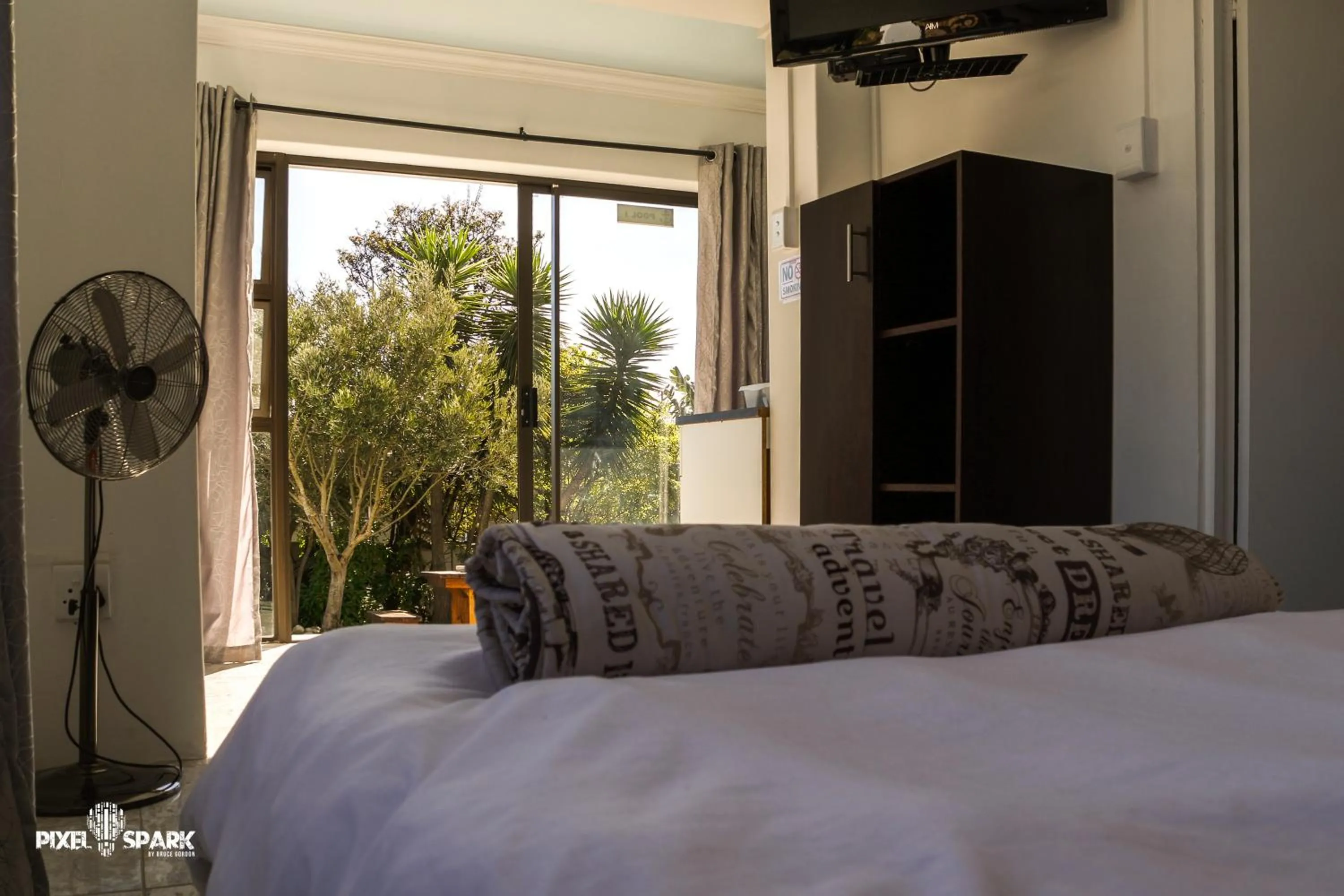 Bed in Tyday Accommodation