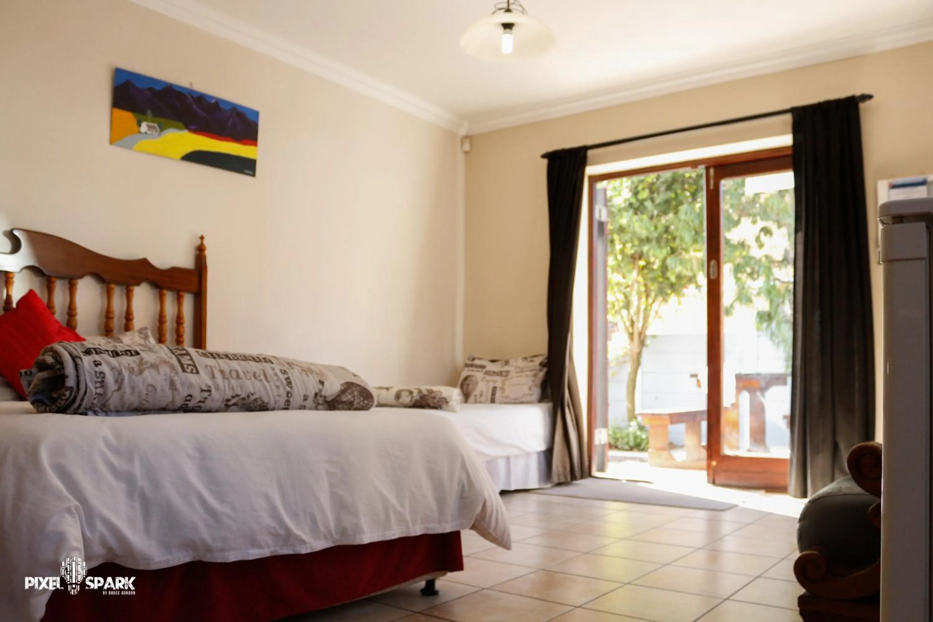 Bed in Tyday Accommodation