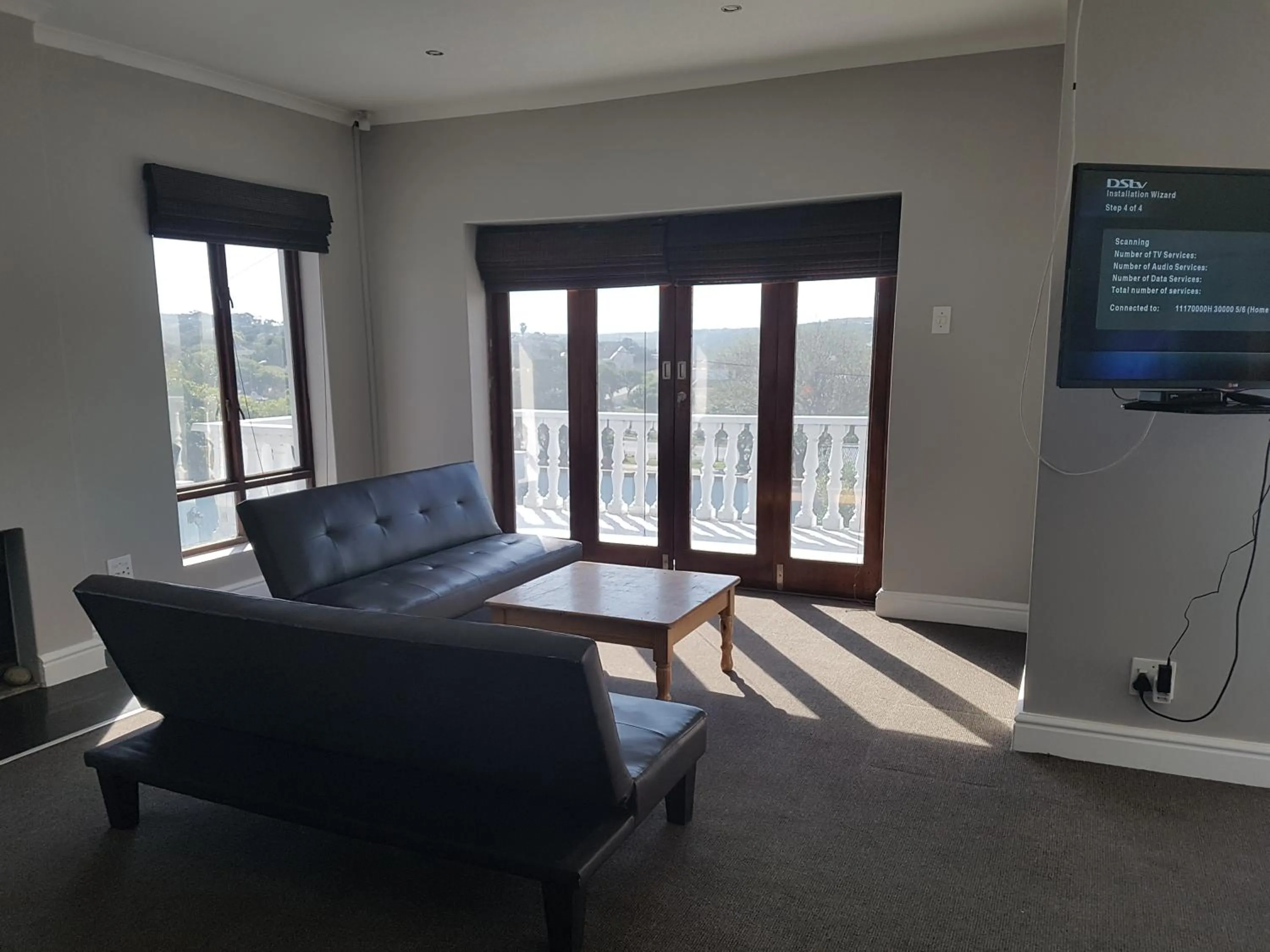 Living room in Tyday Accommodation