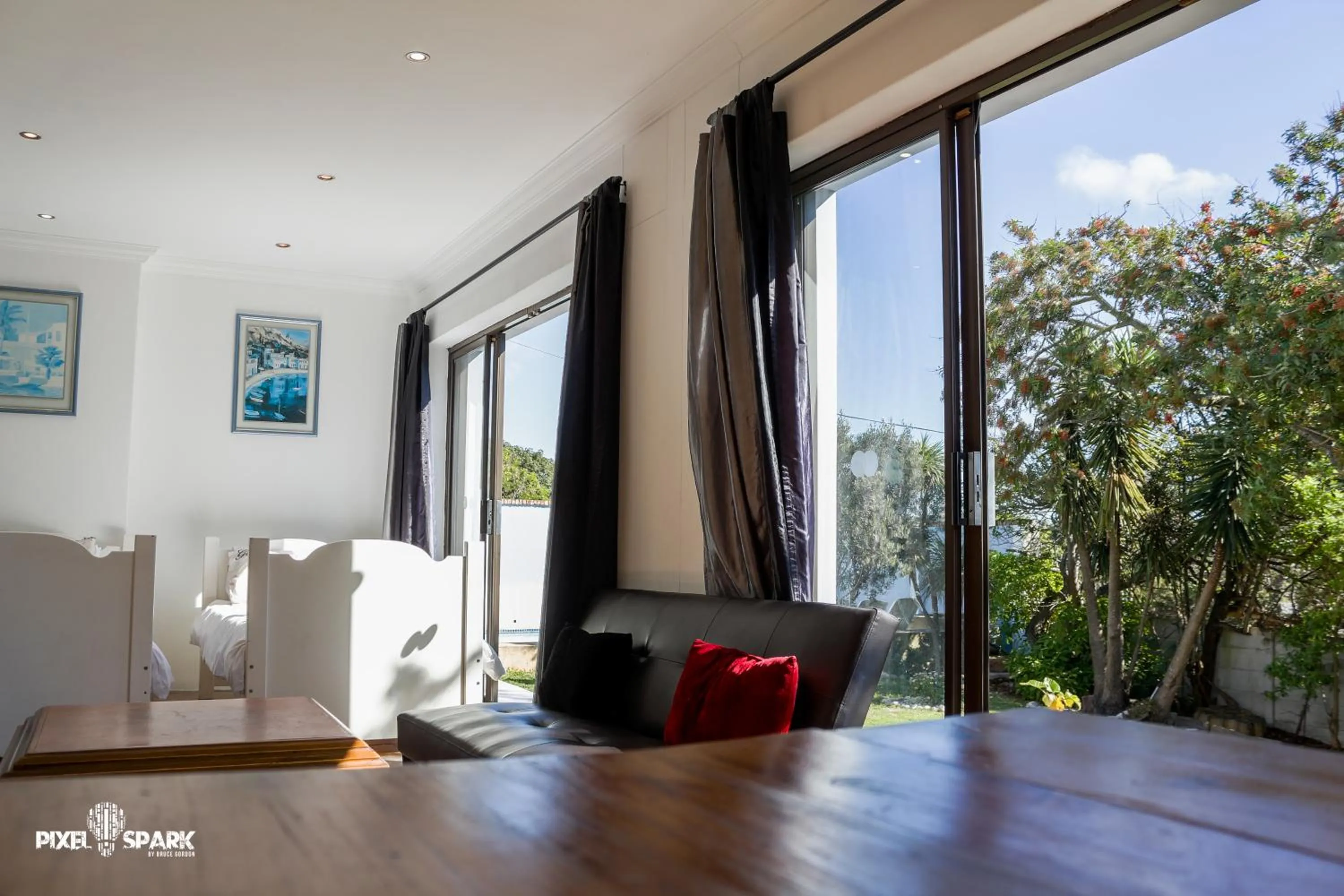 Seating area in Tyday Accommodation