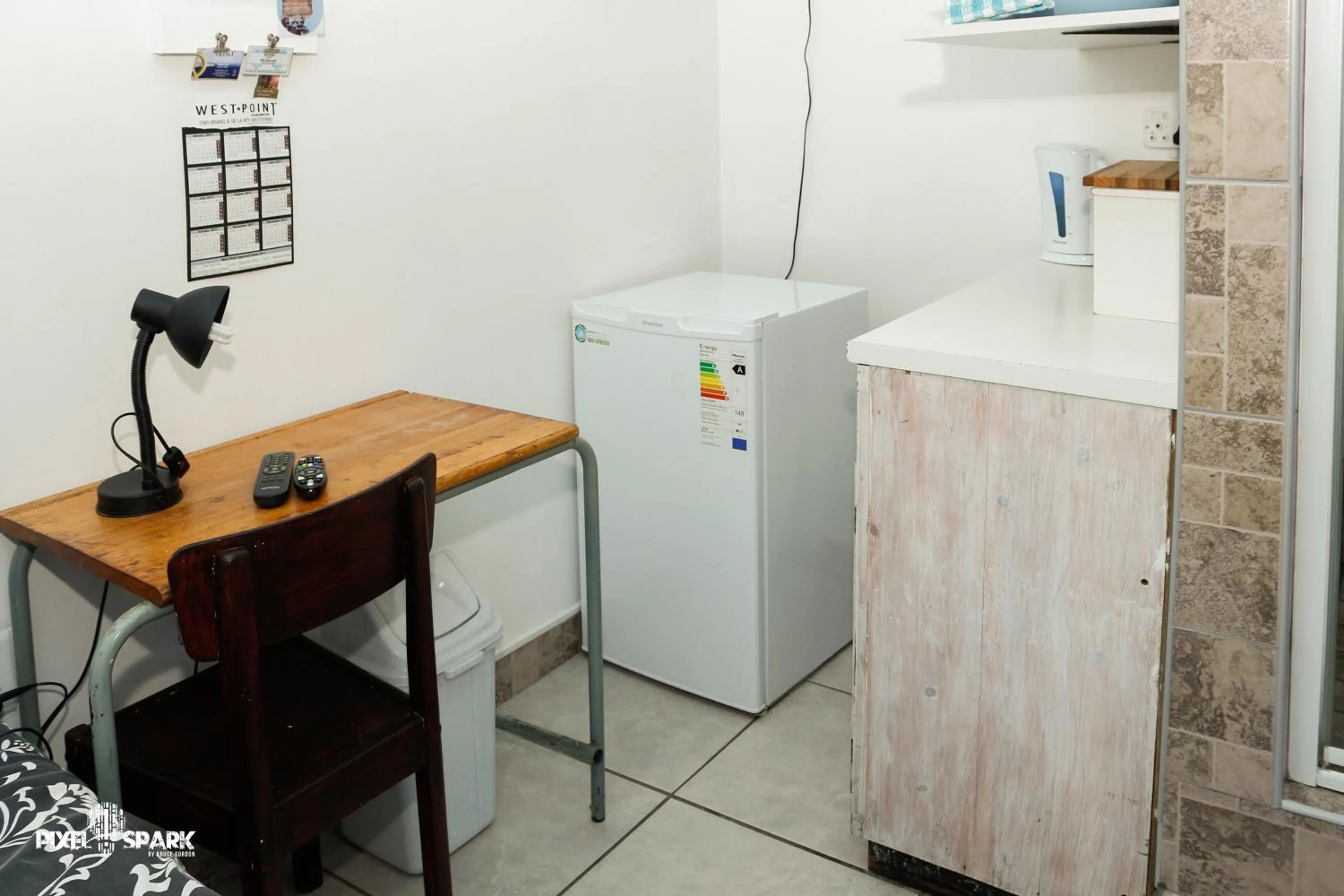 Kitchen or kitchenette in Tyday Accommodation