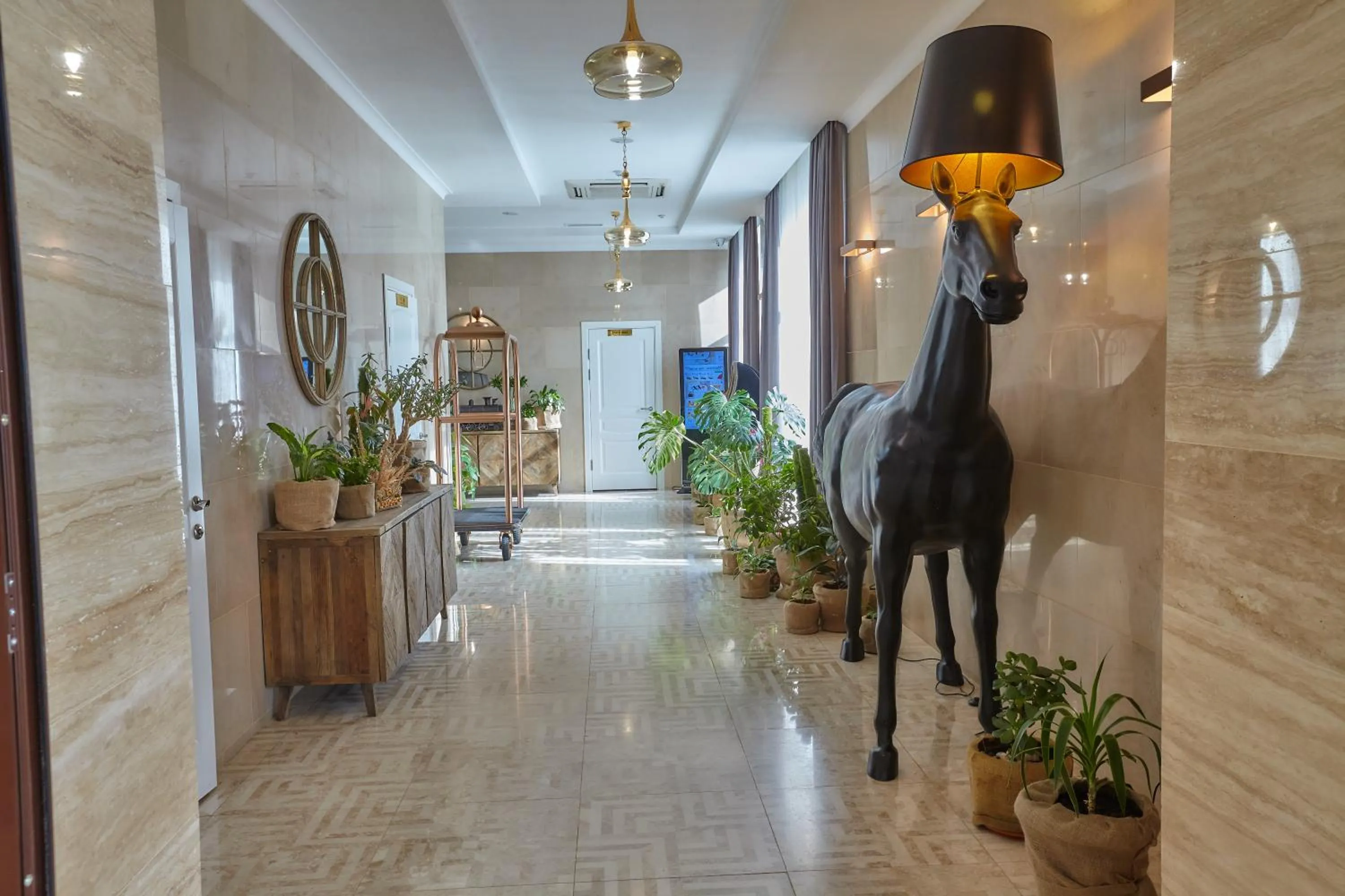 Animals in Garden Hotel