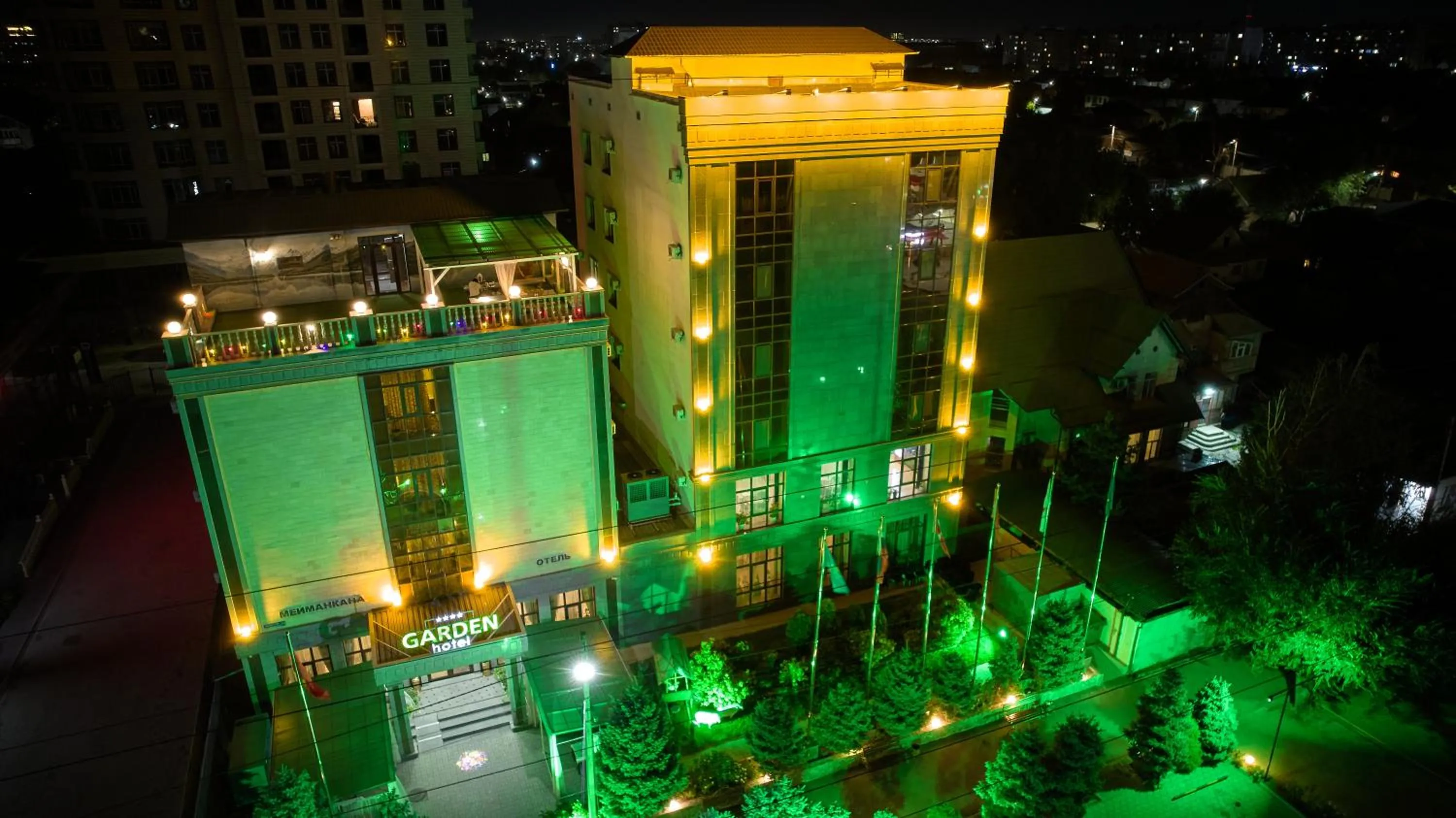 On site in Garden Hotel