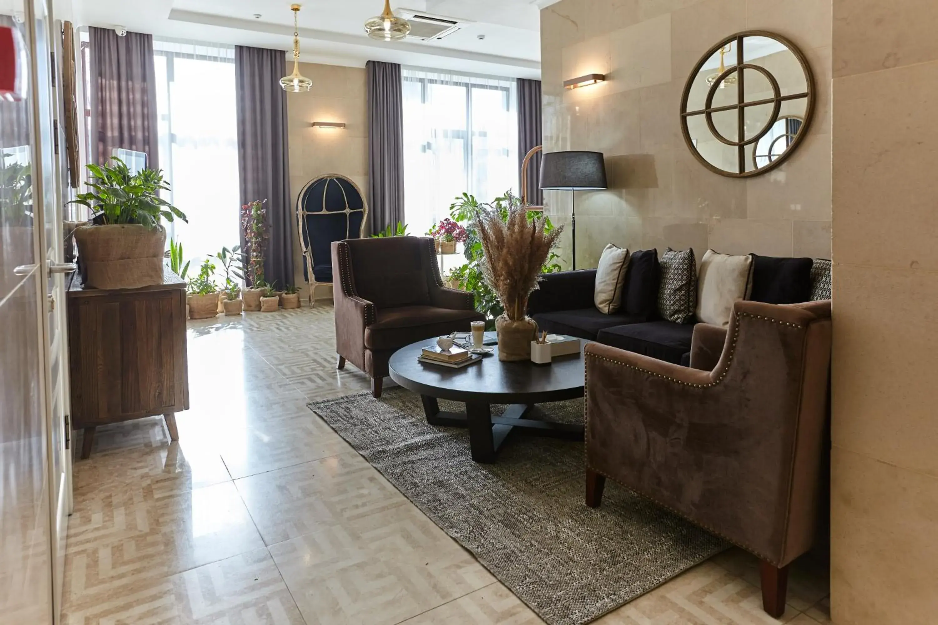 Lobby or reception in Garden Hotel Lobby or reception in Garden Hotel