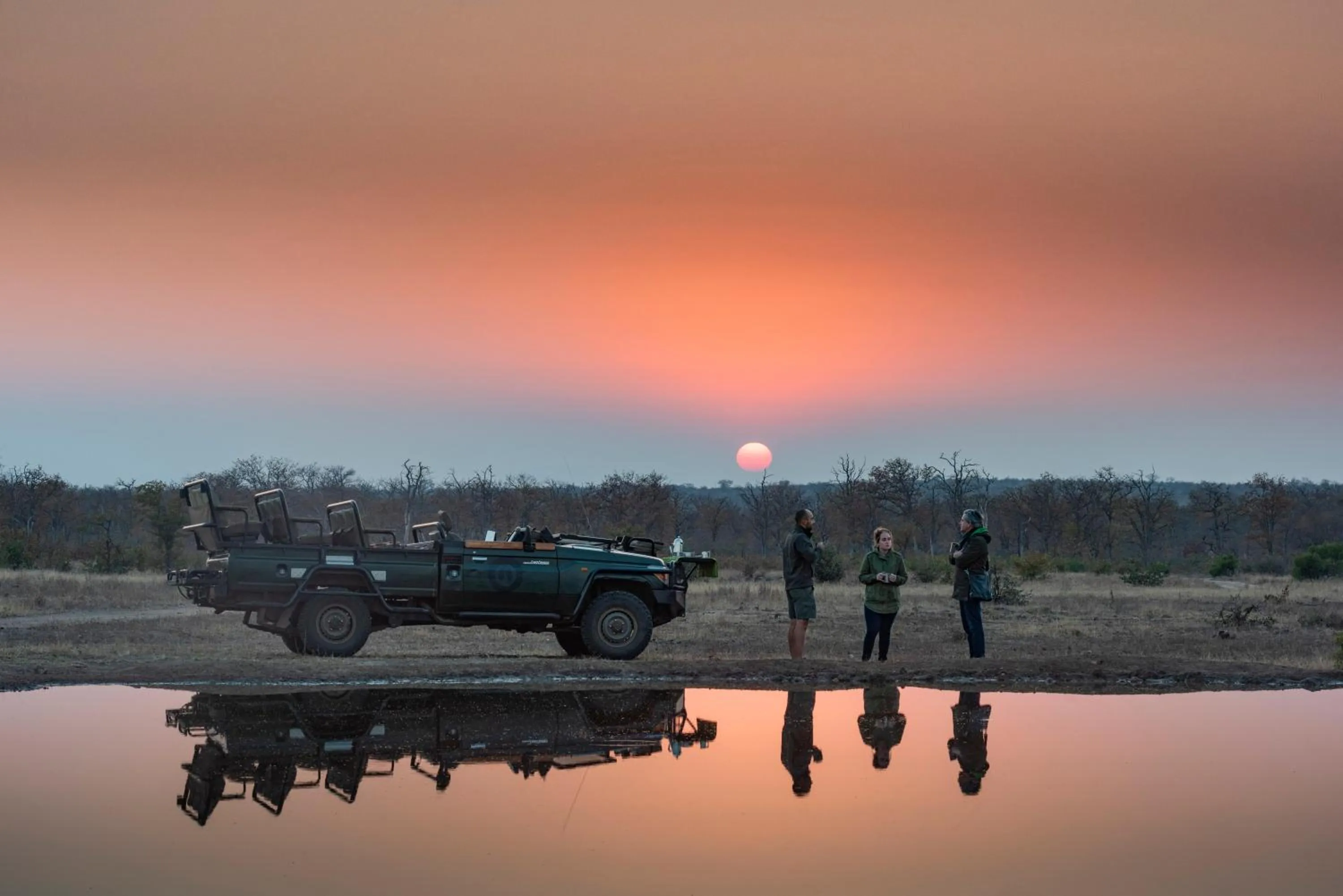 Sunrise in Xanatseni Private Camp
