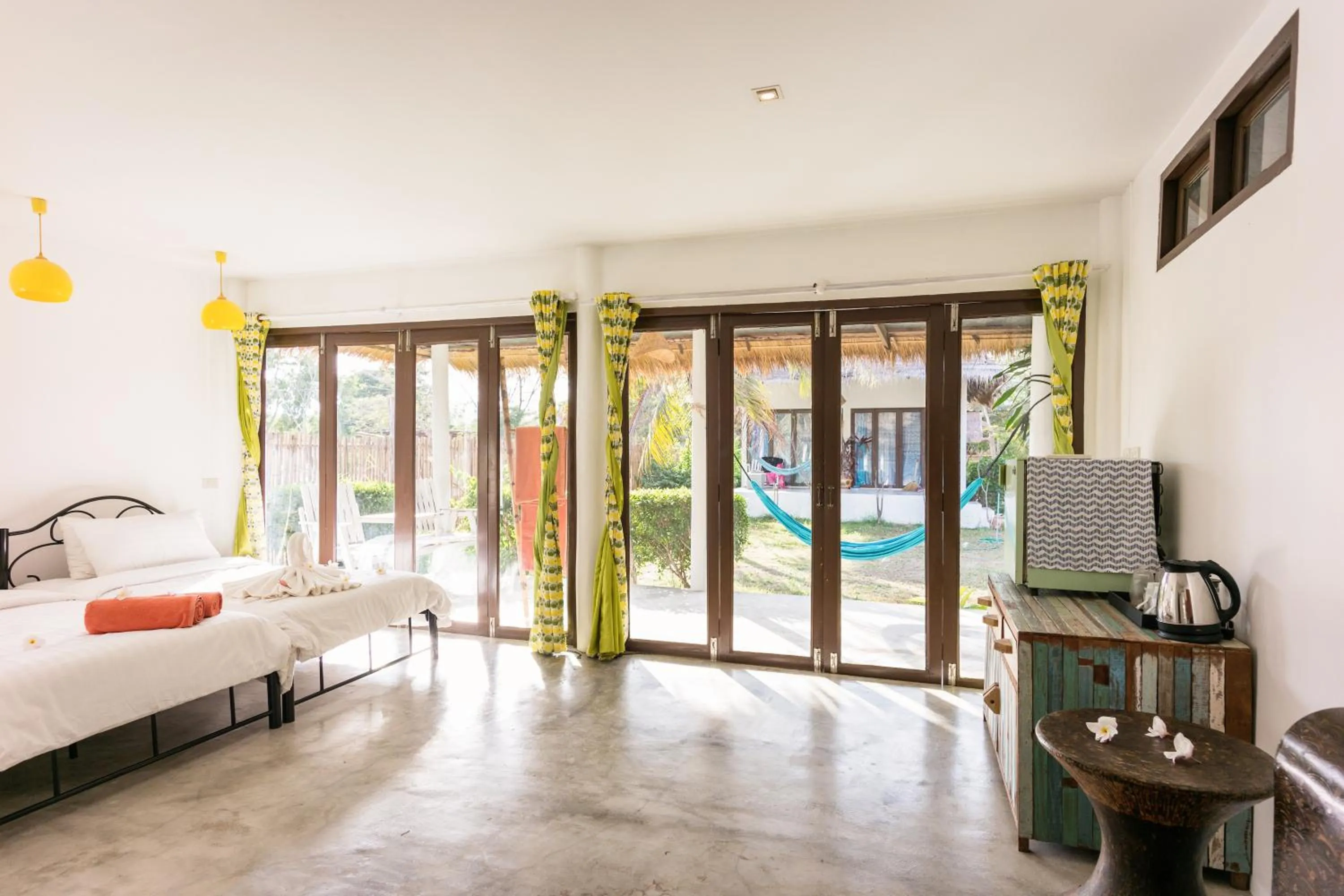 Photo of the whole room, Bed in Mumsa Beach Resort & Restaurant