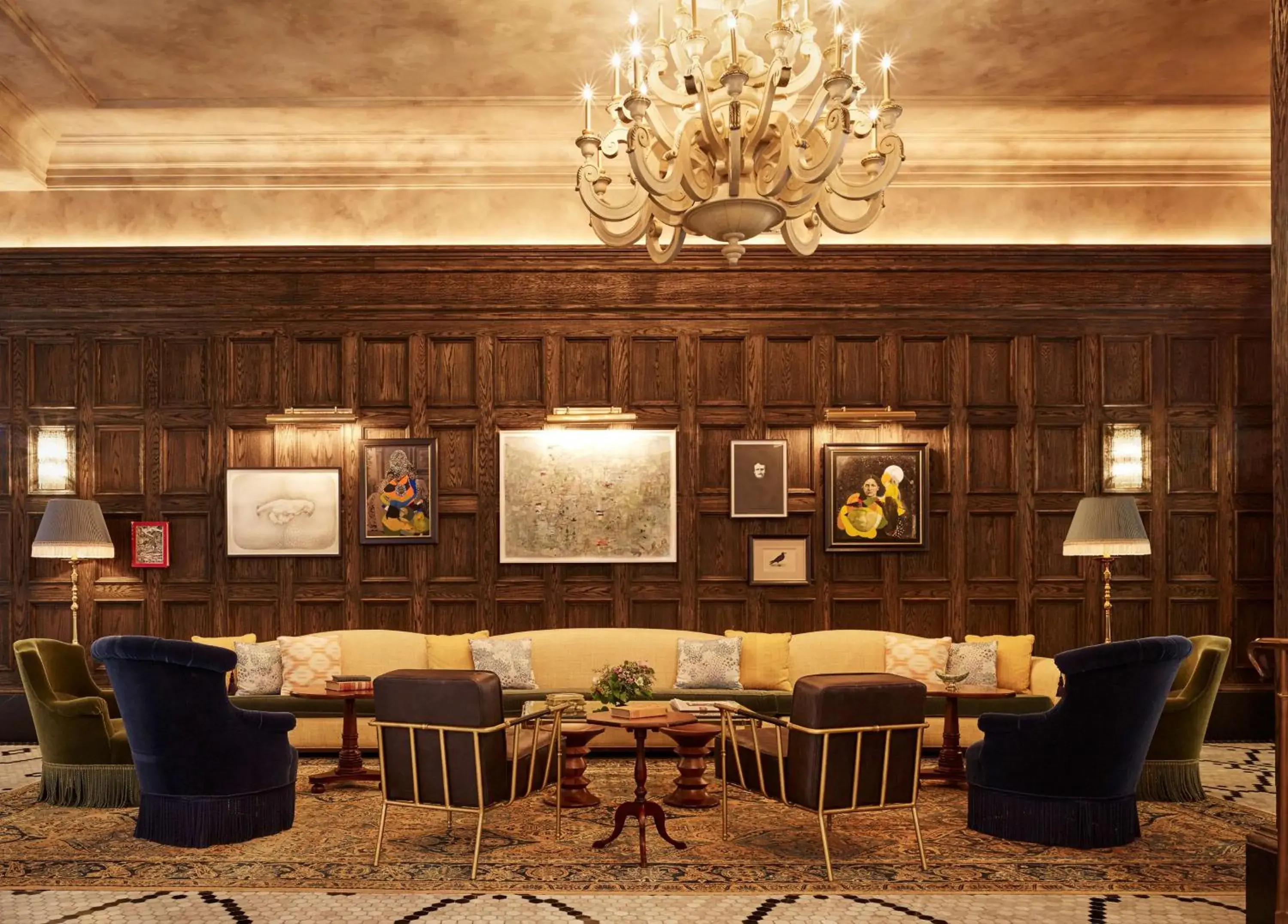 Lobby or reception in The Beekman, A Thompson Hotel, by Hyatt Lobby or reception in The Beekman, A Thompson Hotel, by Hyatt
