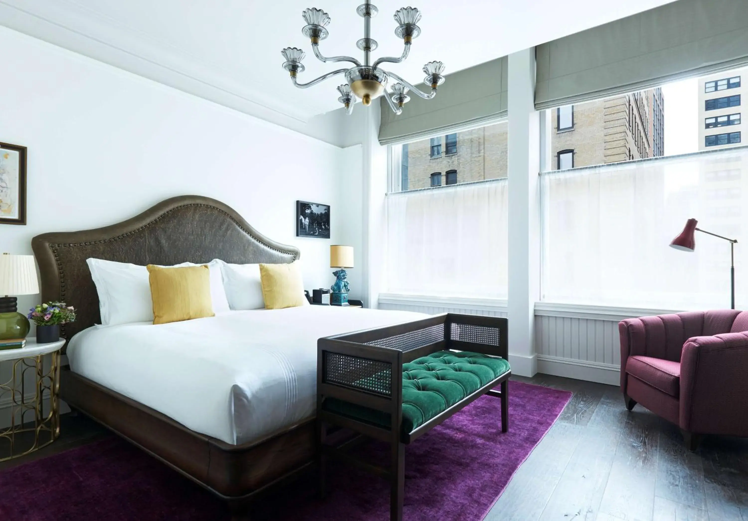 Property building, Bed in The Beekman, A Thompson Hotel, by Hyatt Property building, Bed in The Beekman, A Thompson Hotel, by Hyatt