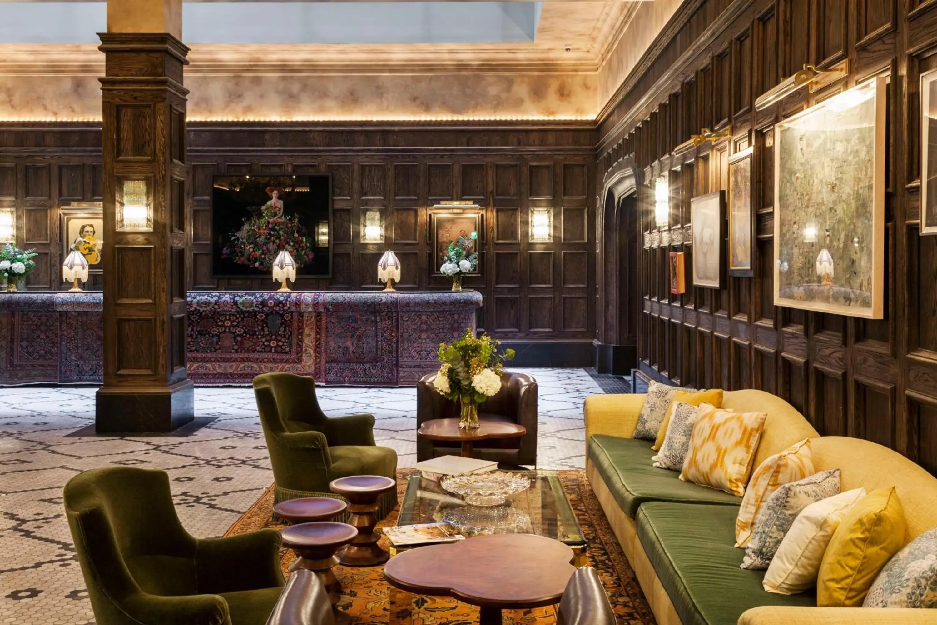 Lobby or reception in The Beekman, A Thompson Hotel, by Hyatt Lobby or reception in The Beekman, A Thompson Hotel, by Hyatt