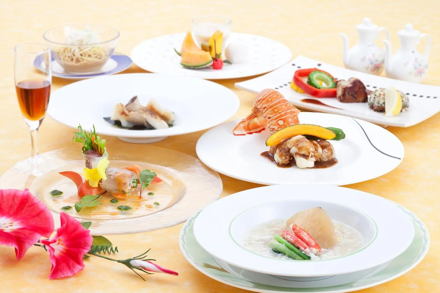 Food close-up in Koriyama View Hotel