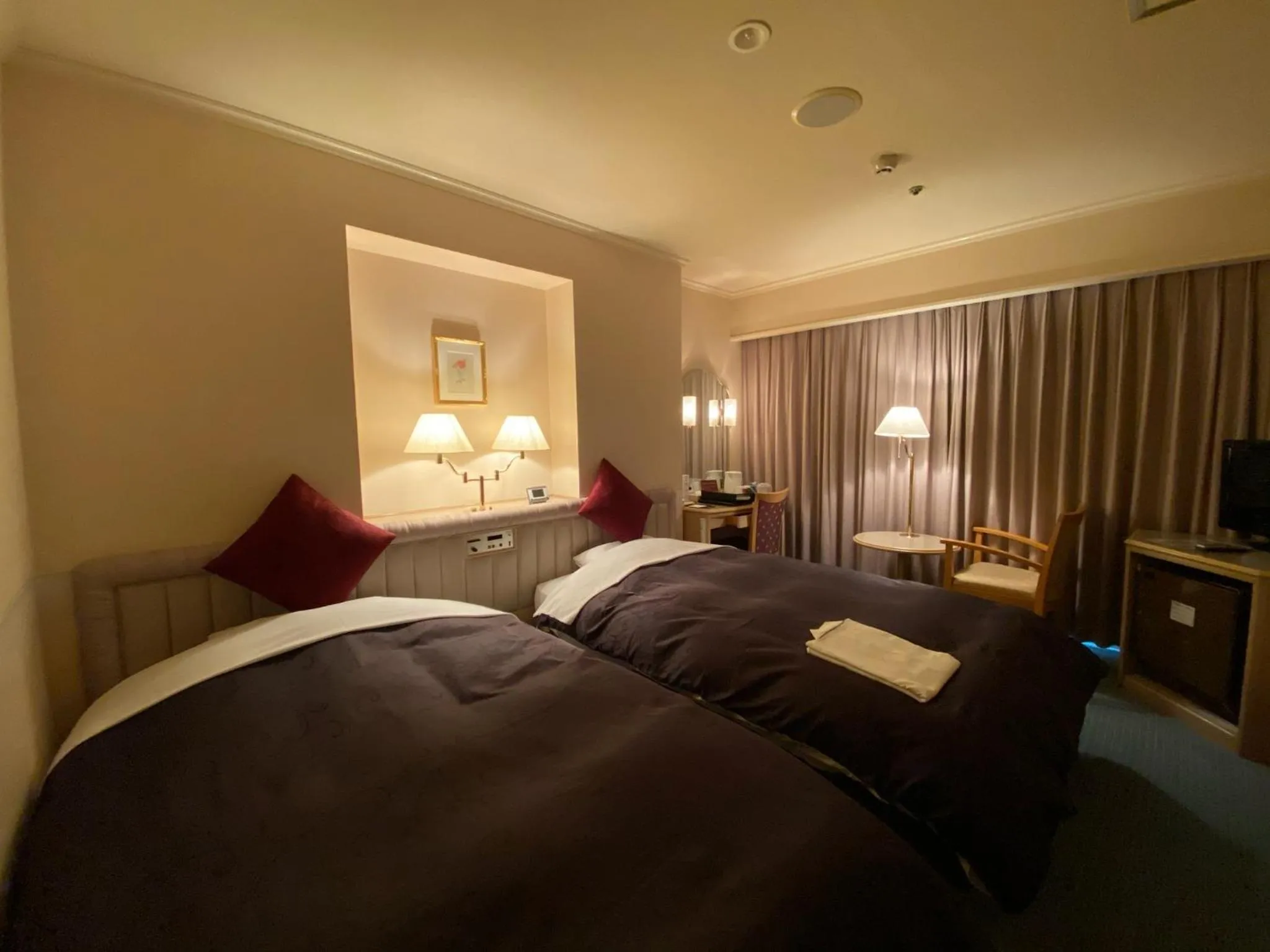 Bed in Koriyama View Hotel