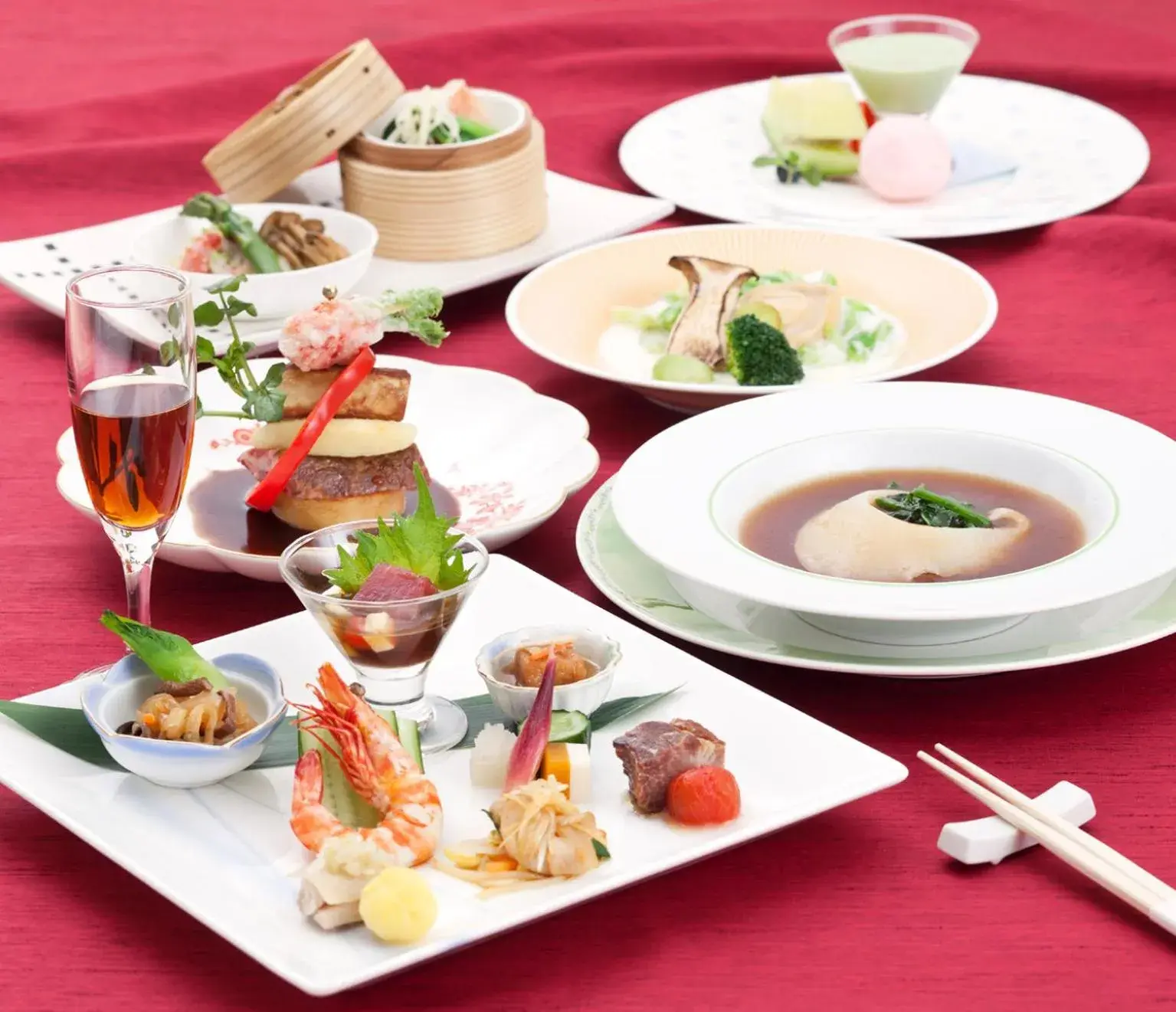 Food close-up in Koriyama View Hotel Food close-up in Koriyama View Hotel