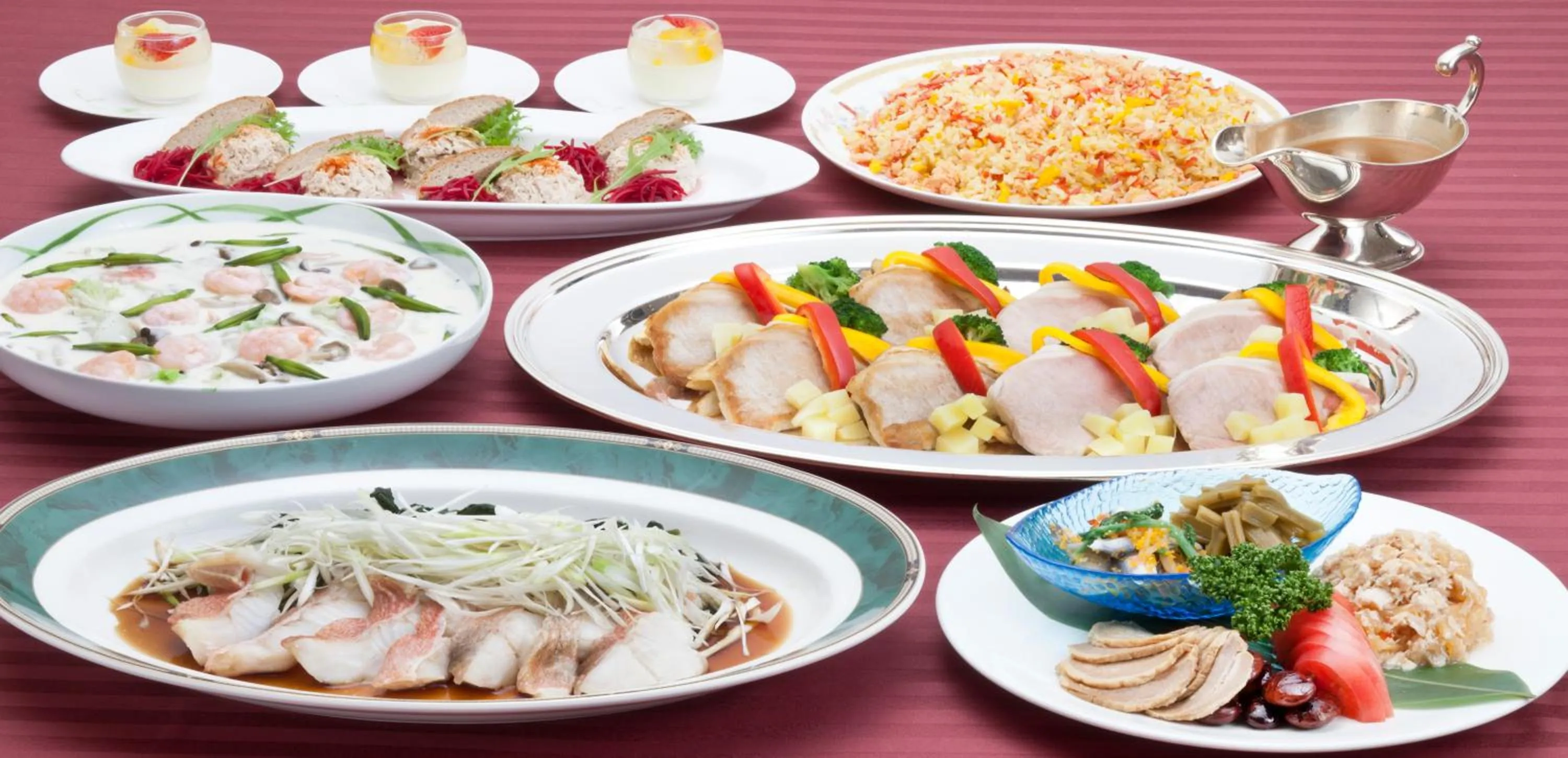 Food close-up in Koriyama View Hotel