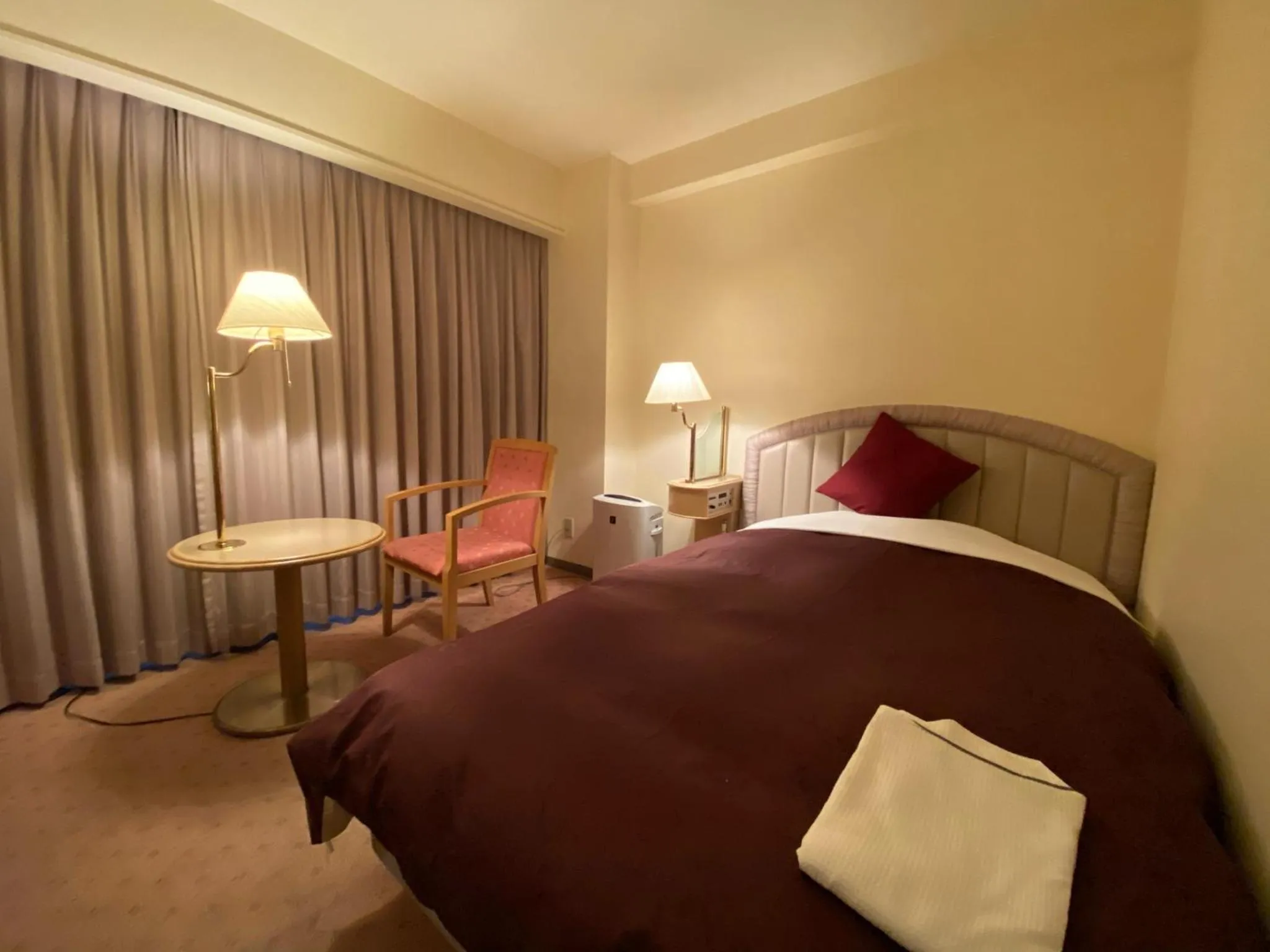 Bed in Koriyama View Hotel