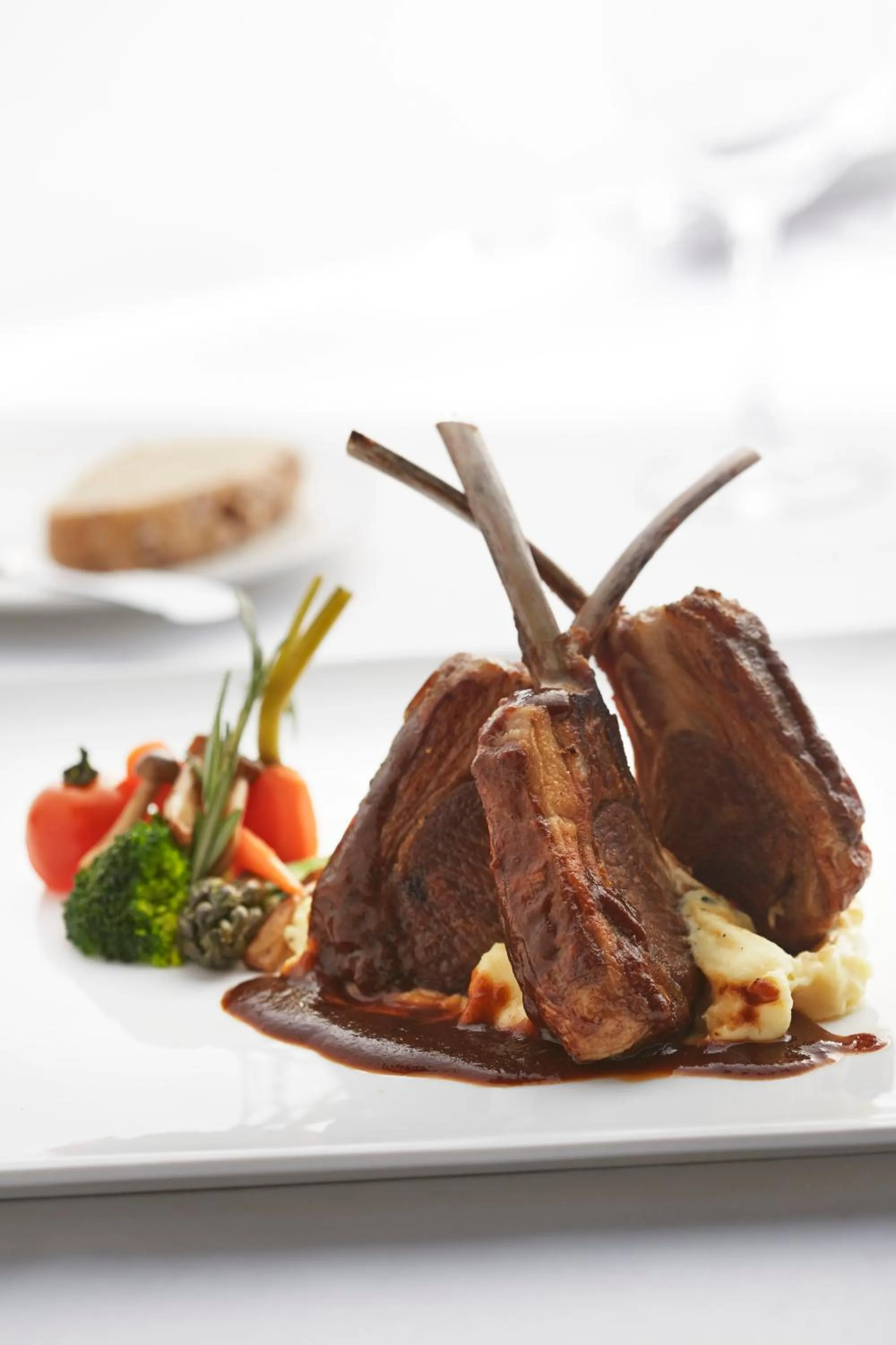 Food close-up in THE FACE Suites Hotel