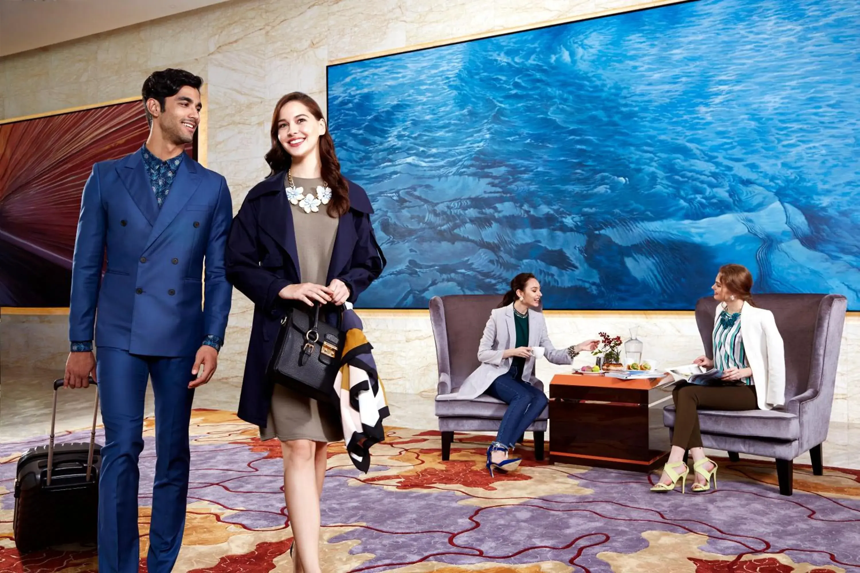 Lobby or reception in THE FACE Suites Hotel Lobby or reception in THE FACE Suites Hotel